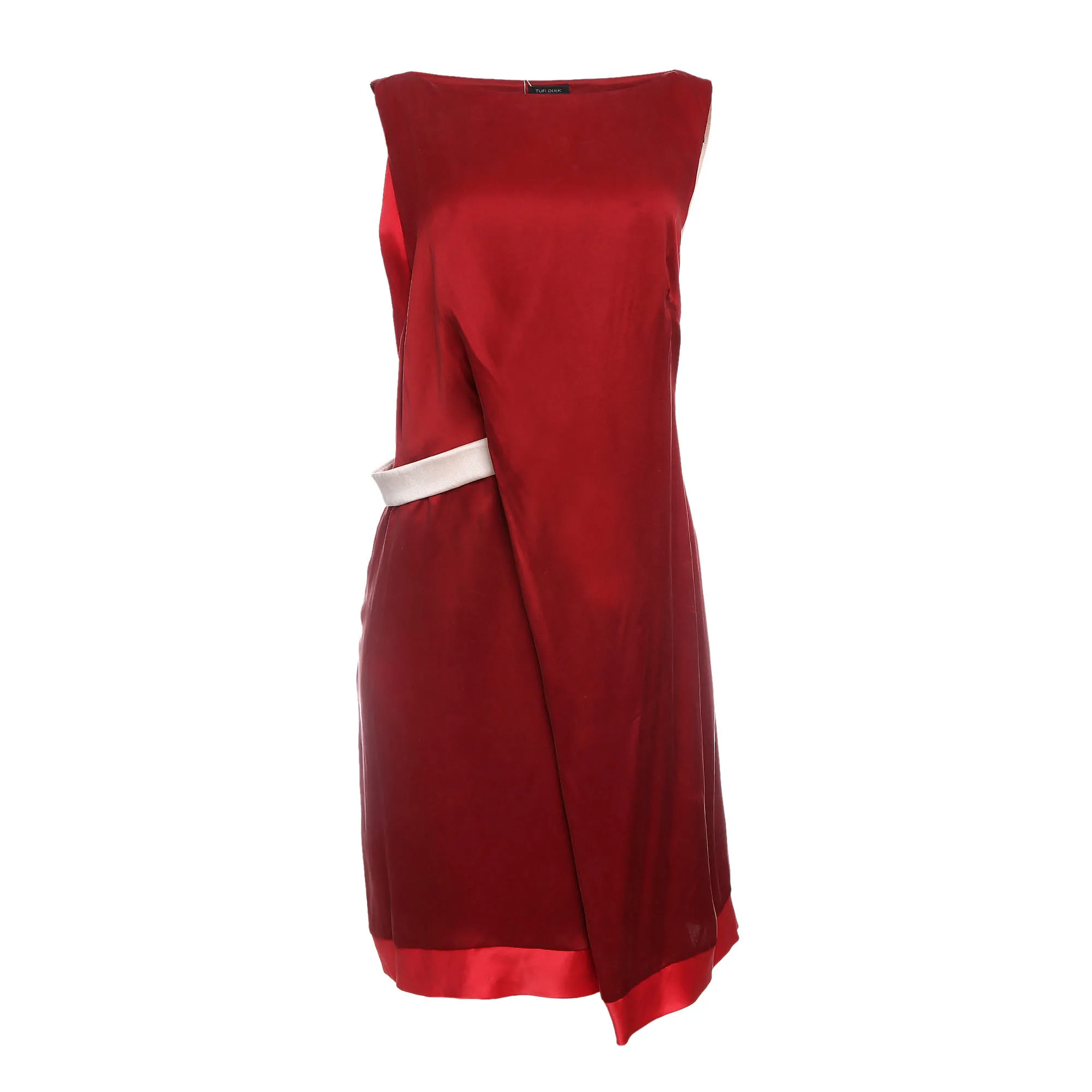 Vestido Tufi Duek Seda Vermelho