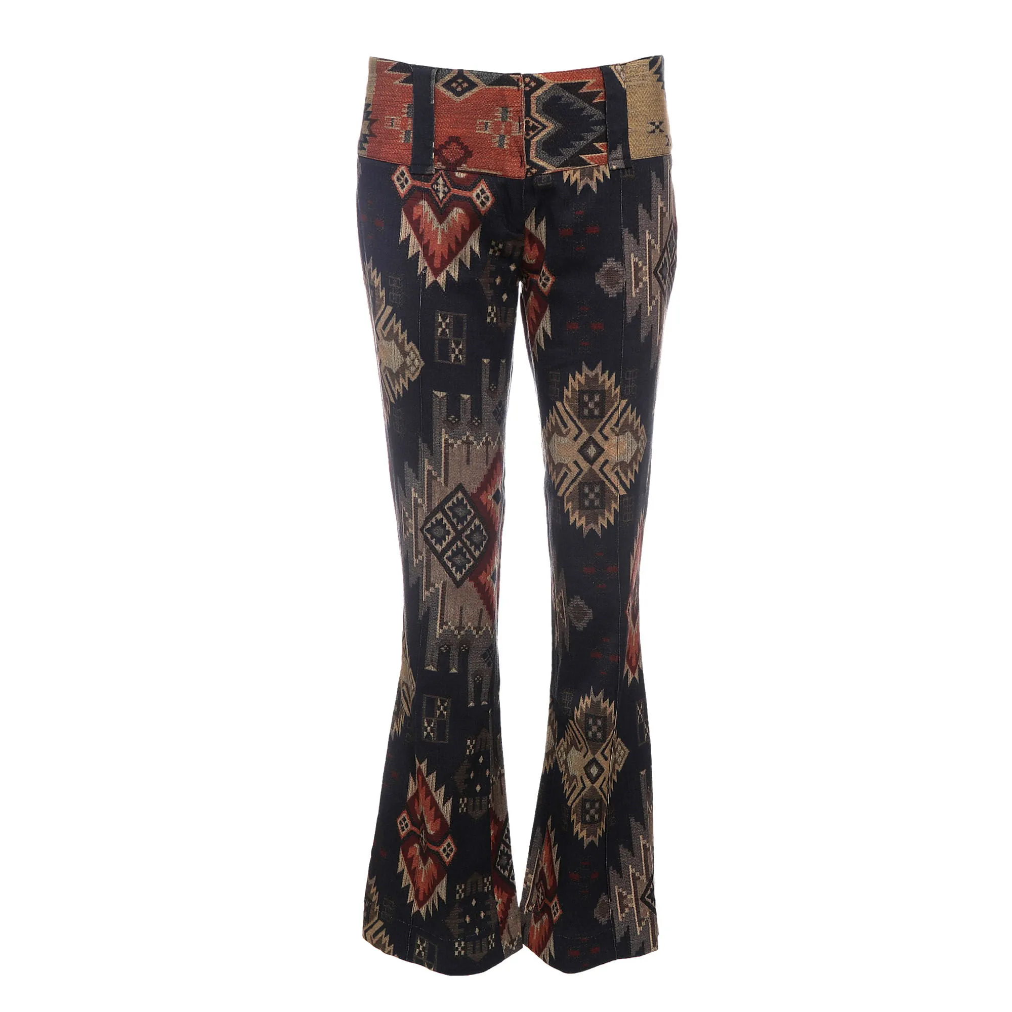 Calça Mixed Flare Estampada