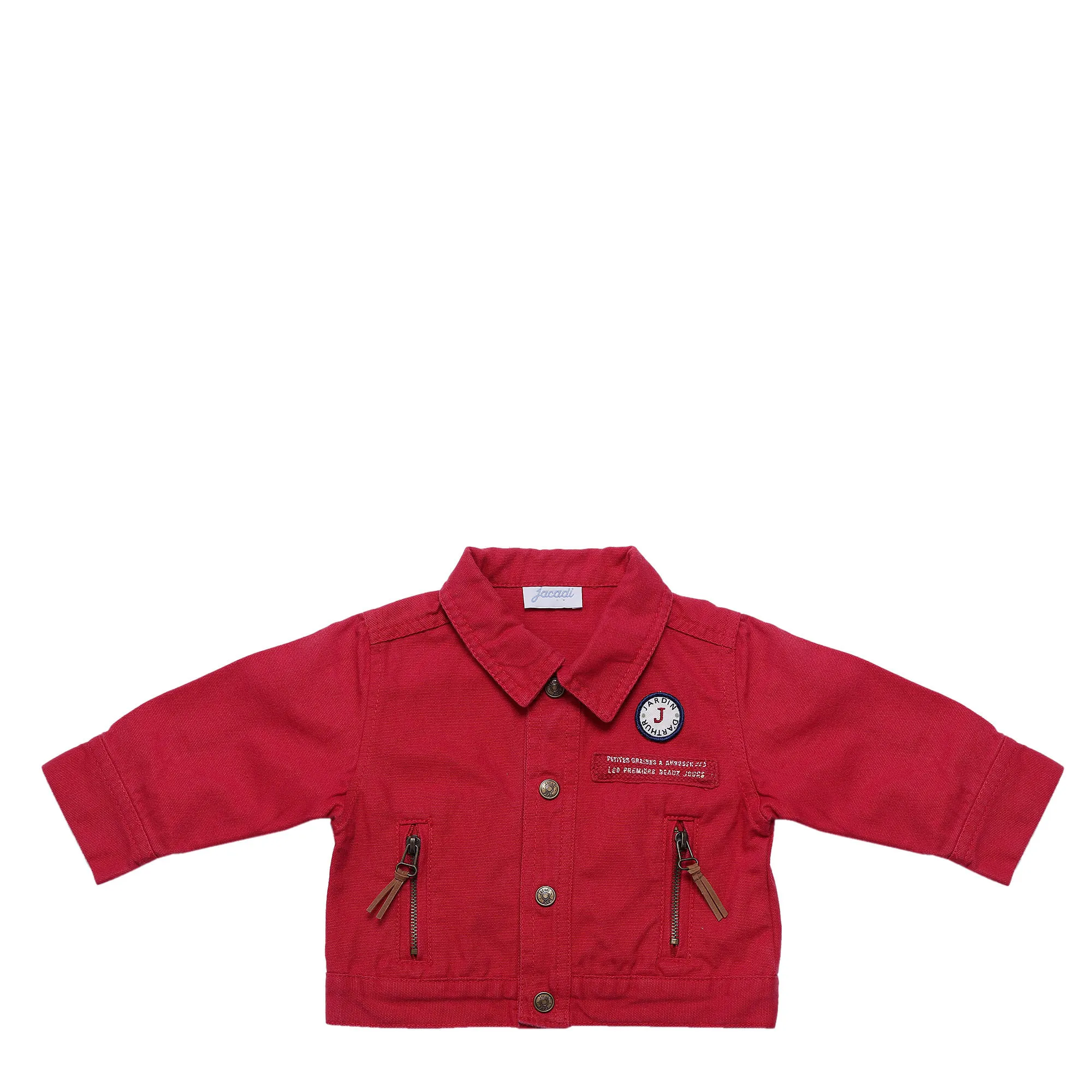 Jaqueta Jacadi Paris Sarja Vermelha Infantil
