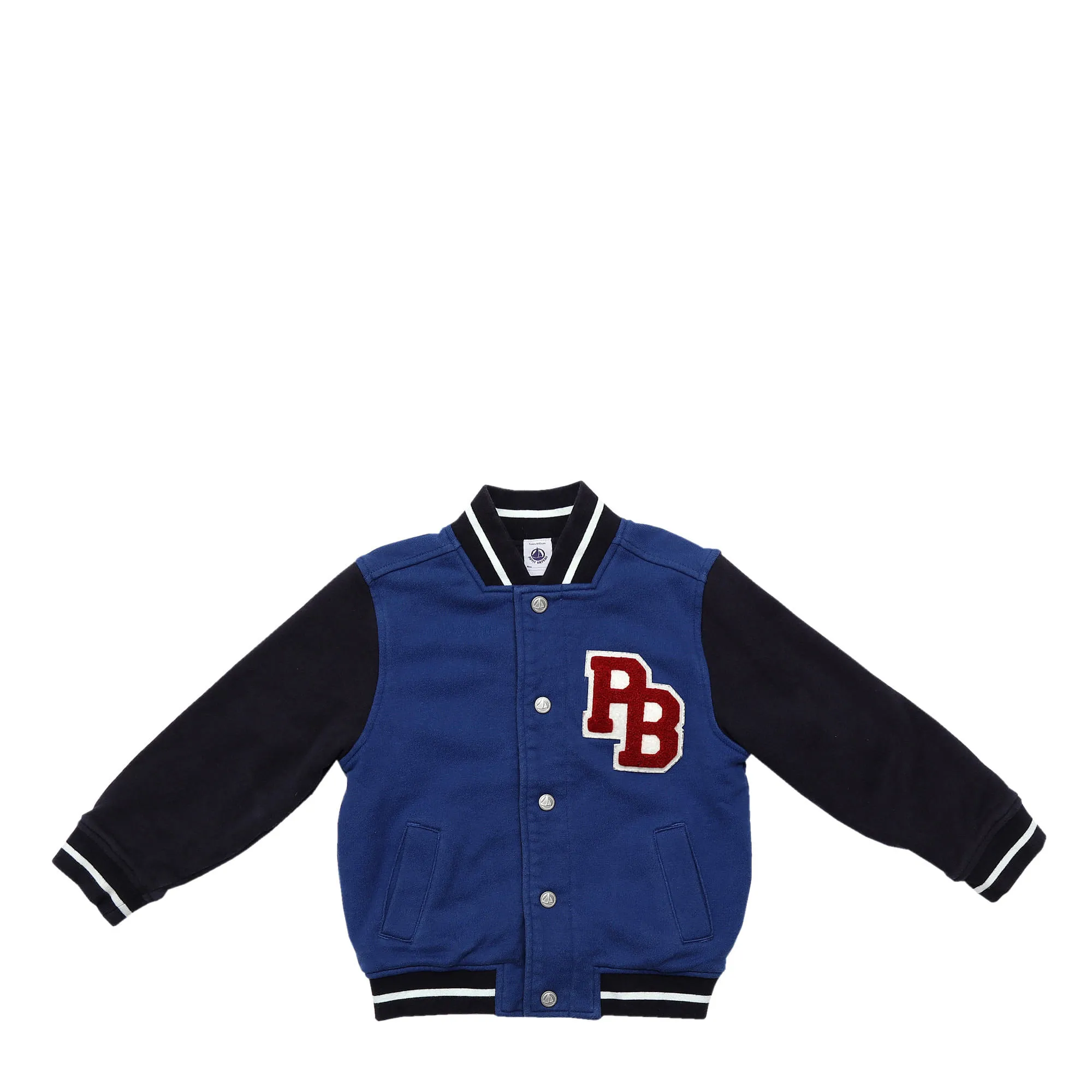 Jaqueta Petit Bateau Bicolor Azul Infantil