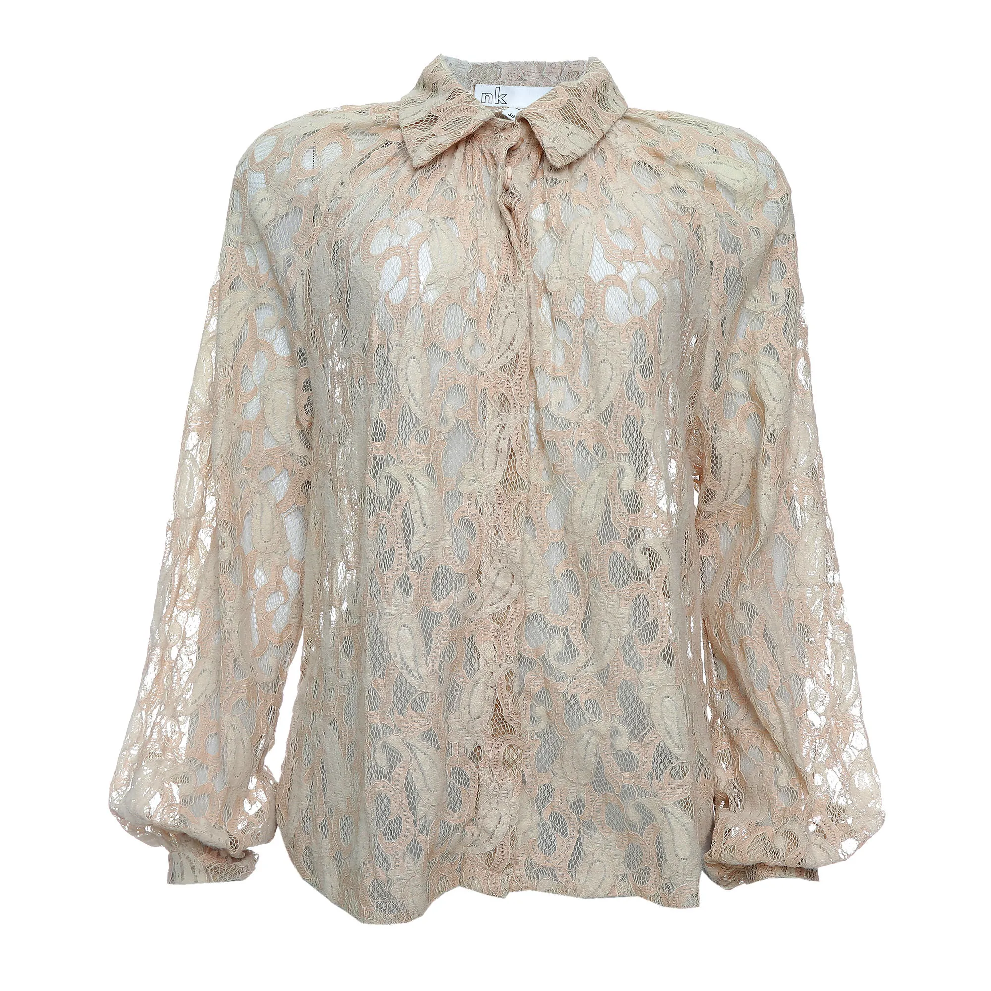 Camisa NK Renda Bicolor