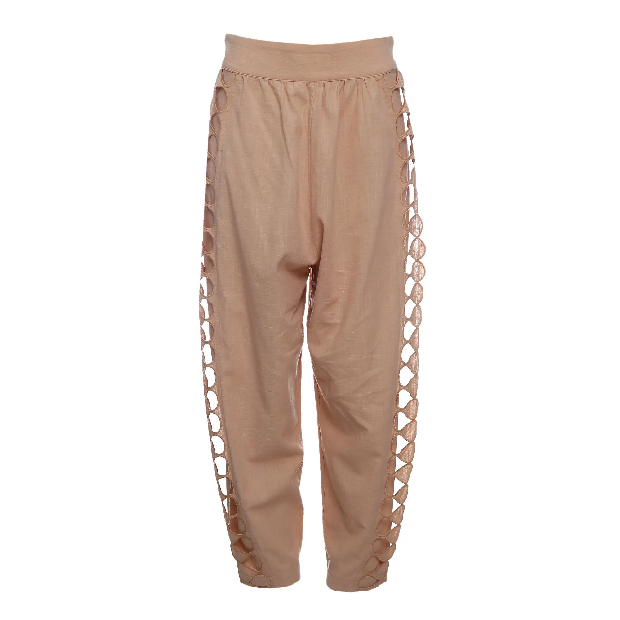 Calça A.Niemeyer Detalhe Lateral Bege