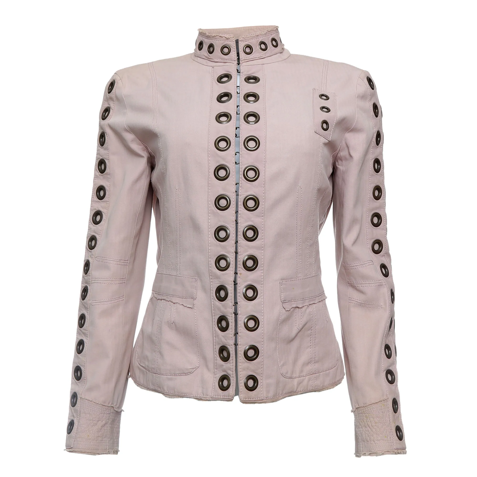 Casaco Marc Jacobs Ilhós Rosa Claro