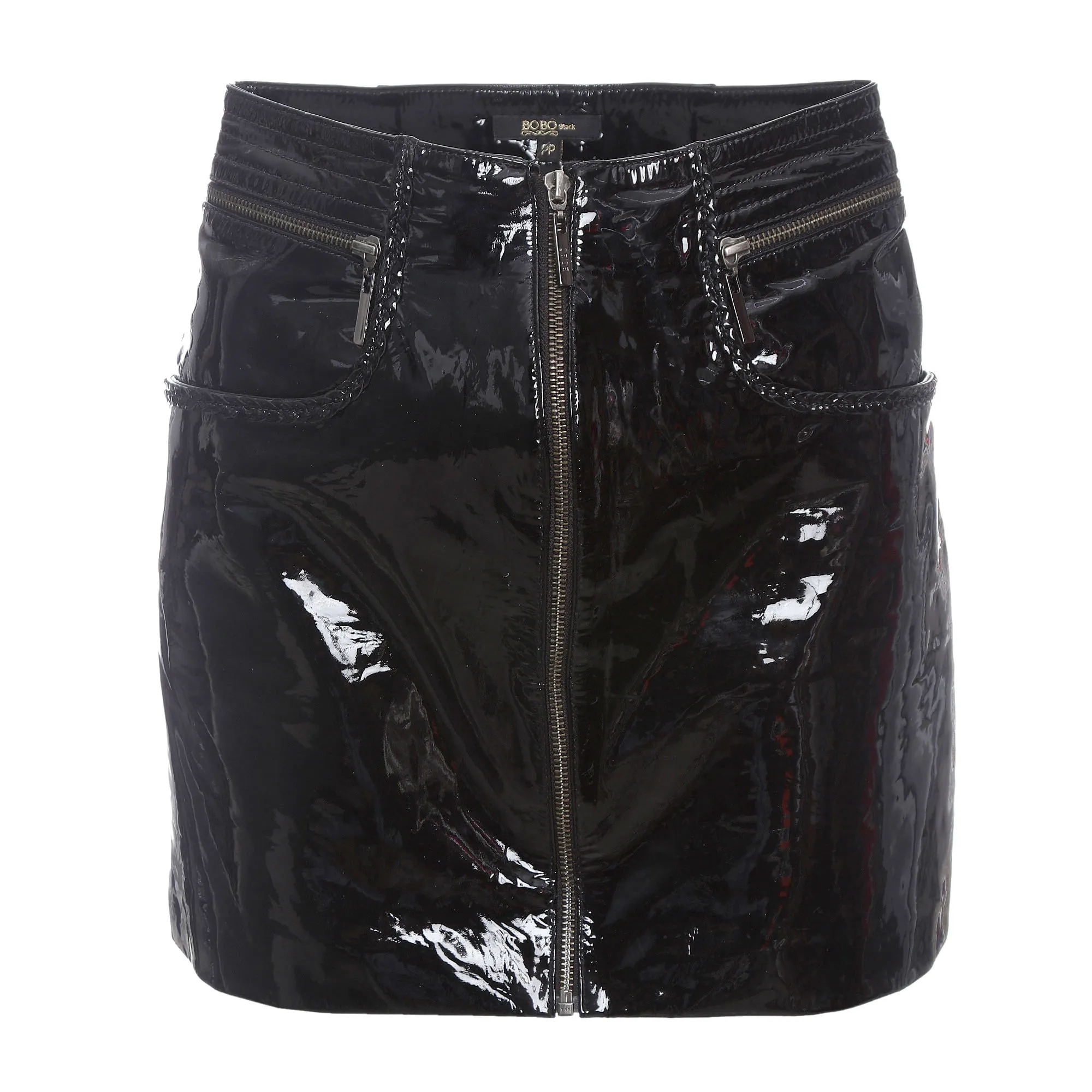 Saia Bo.Bô Vinil Preta