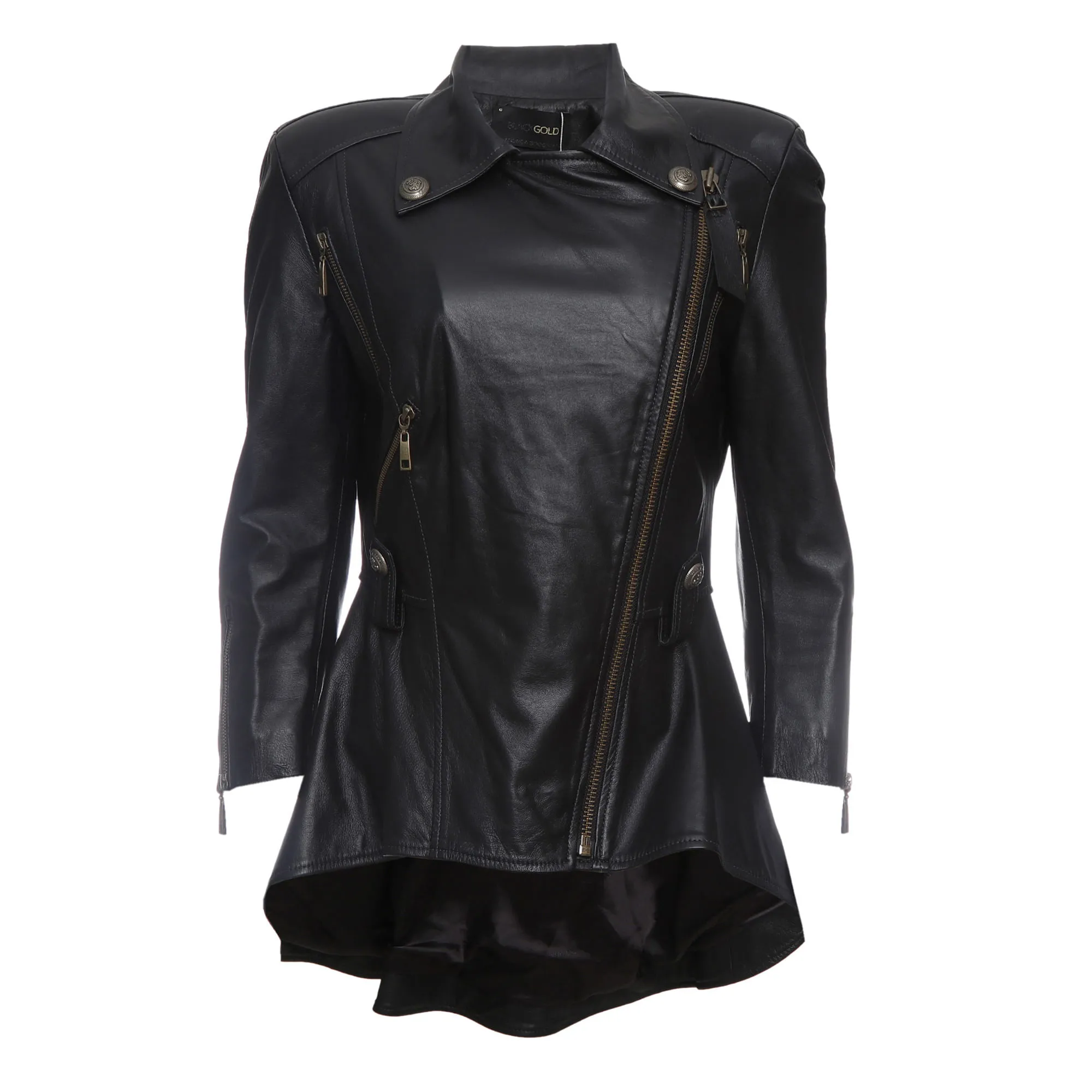 Jaqueta Andrea Bogosian Couro Preta