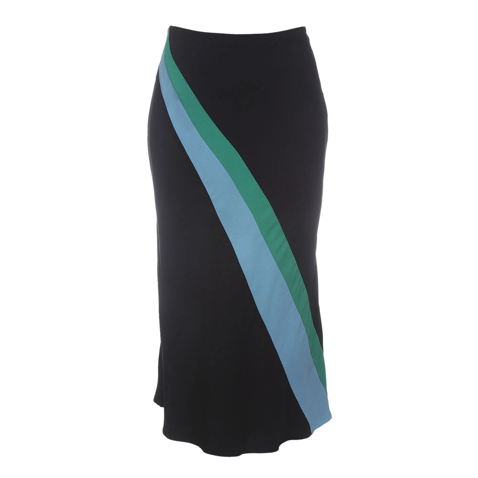 Saia Cris Barros Listra Azul e Verde