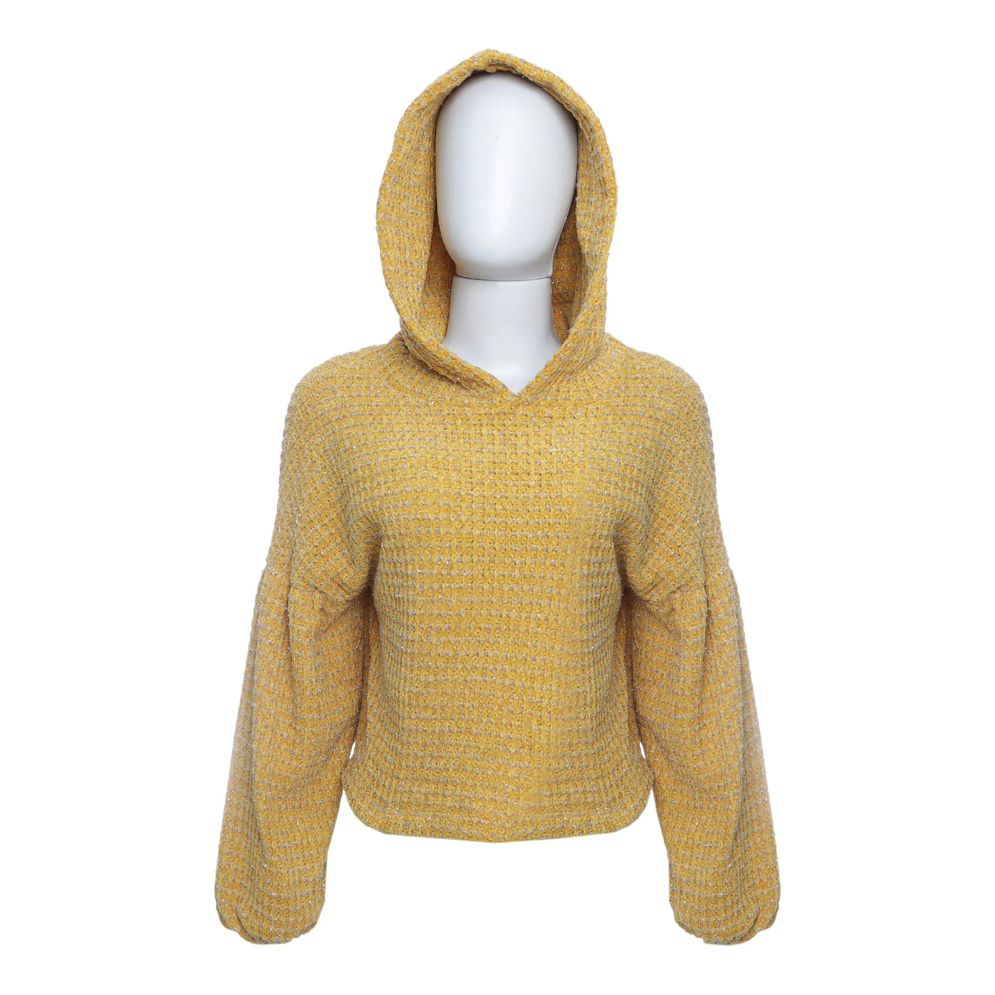 Blusa Mixed Tricô Lurex Amarelo