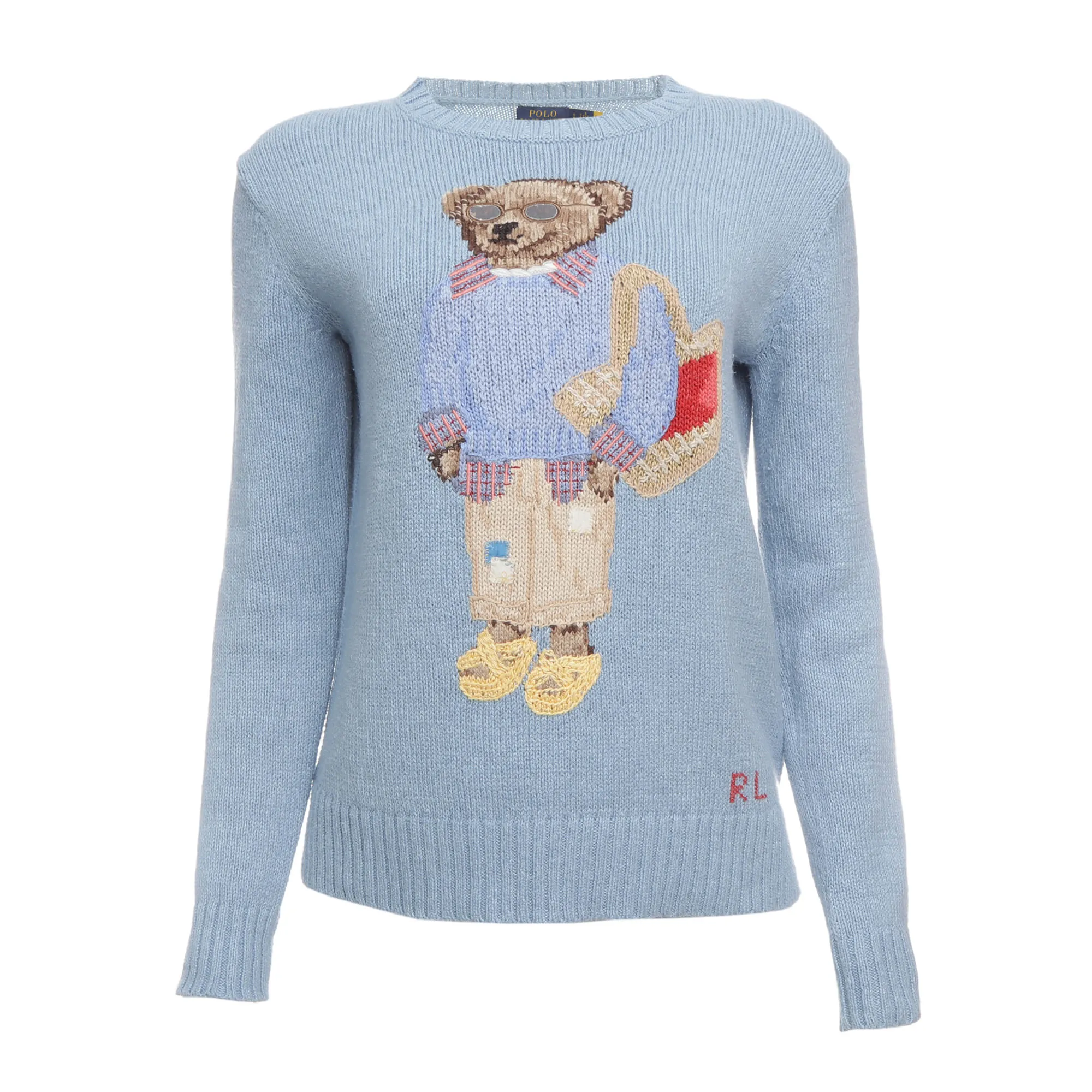 Suéter Polo Ralph Lauren Teddy Azul Claro