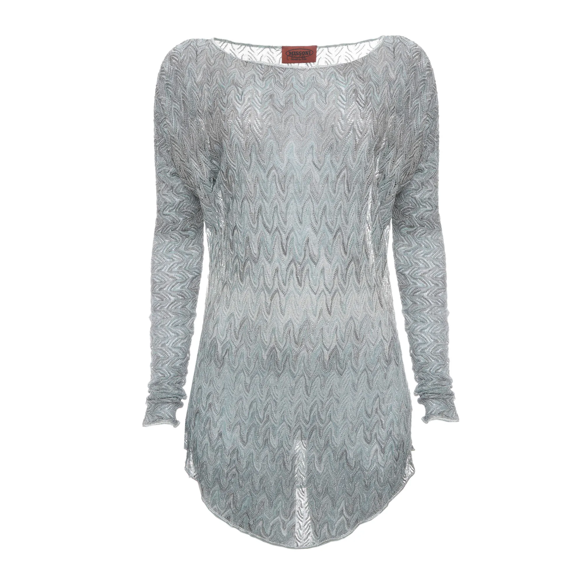 Blusa Missoni Tricô Azul