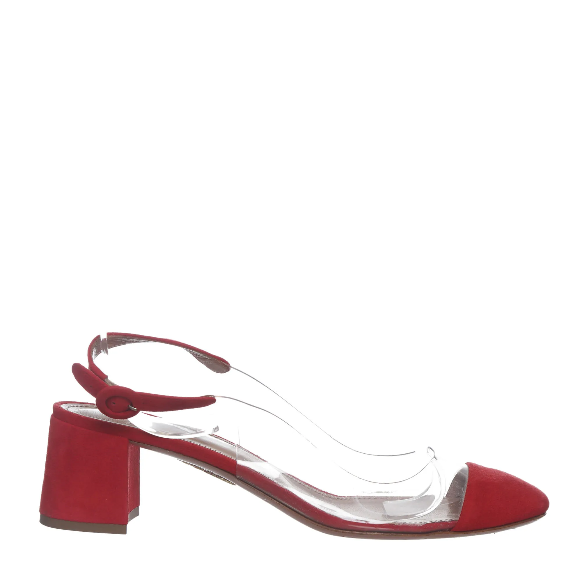 Sapato Aquazzura Camurça Vemelho
