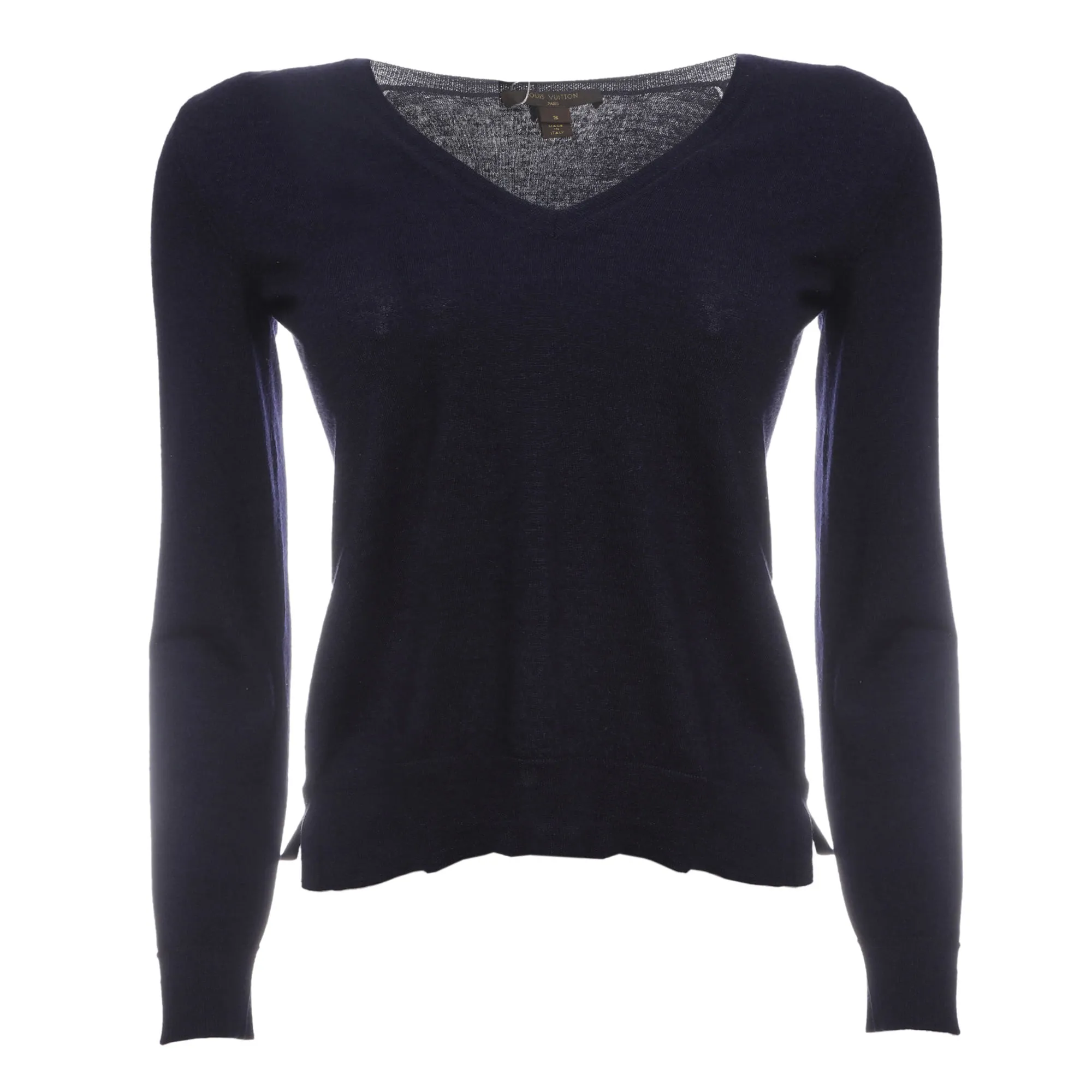 Suéter Louis Vuitton Lã e Cashemere Azul Marinho