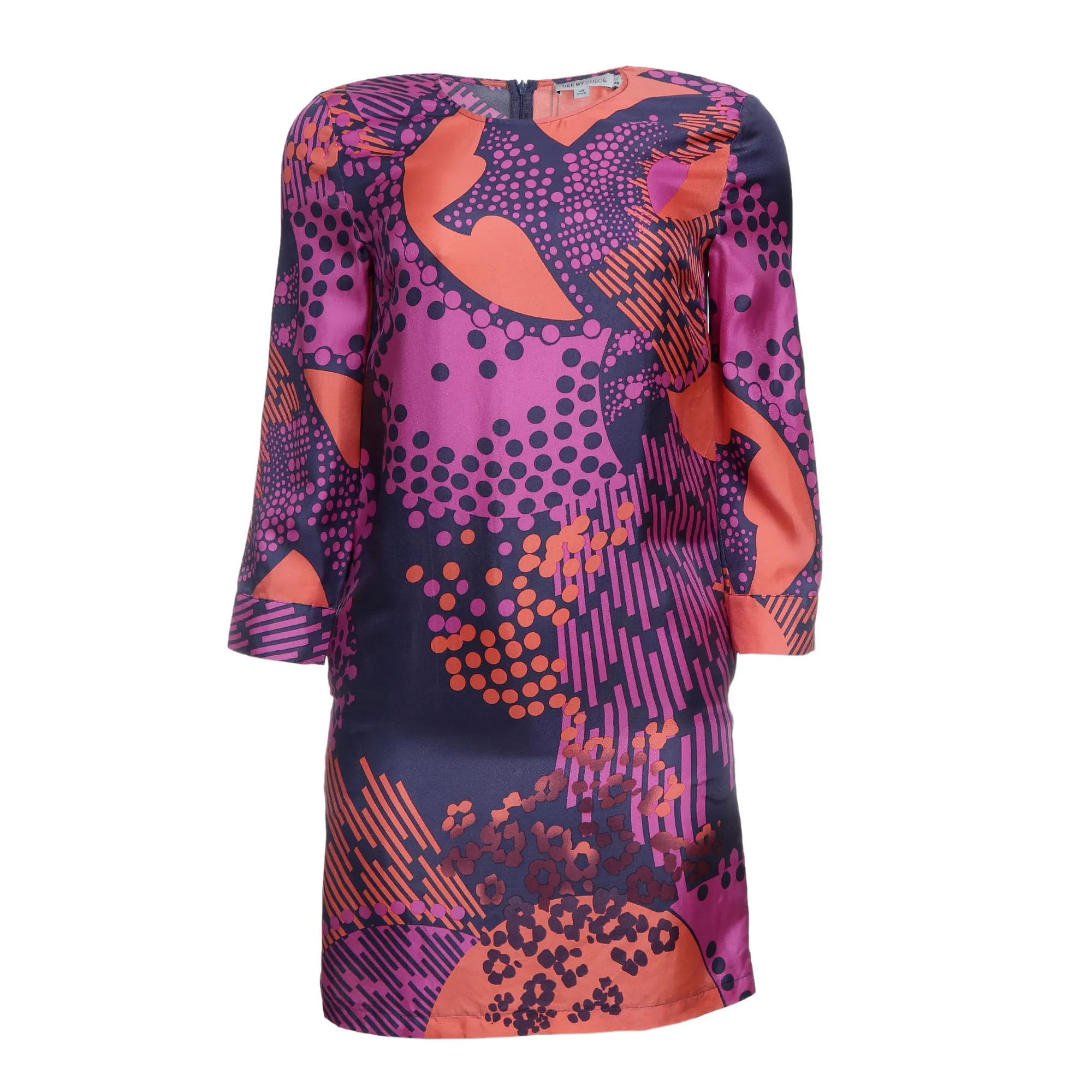 Vestido See by Chloé Estampado Rosa