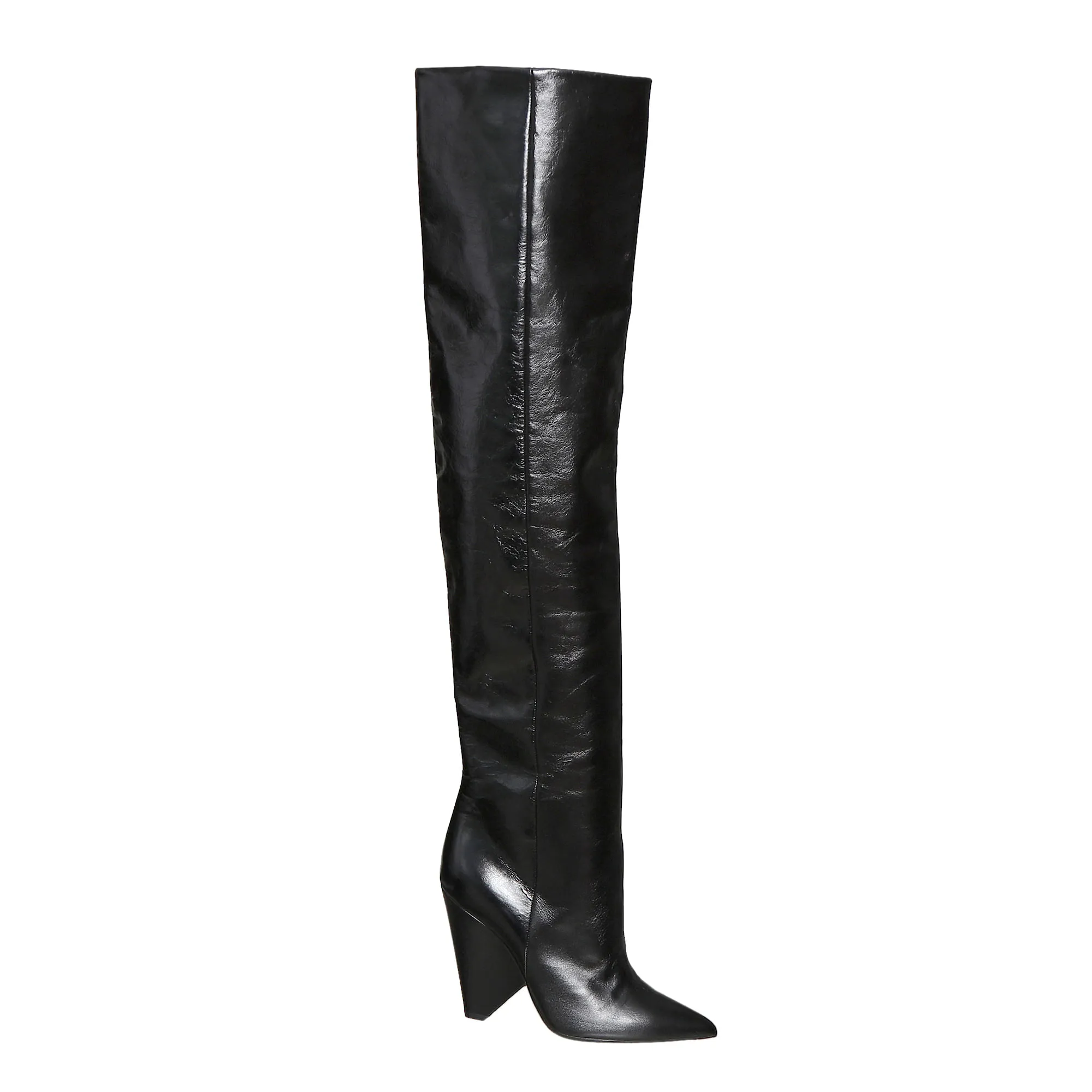 Bota Saint Laurent Cano Longo Preta