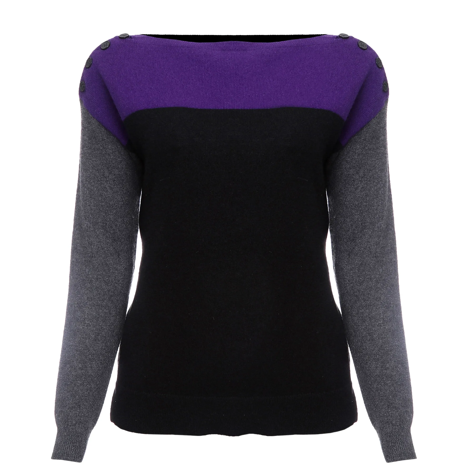 Suéter Ralph Lauren Cashemere Tricolor