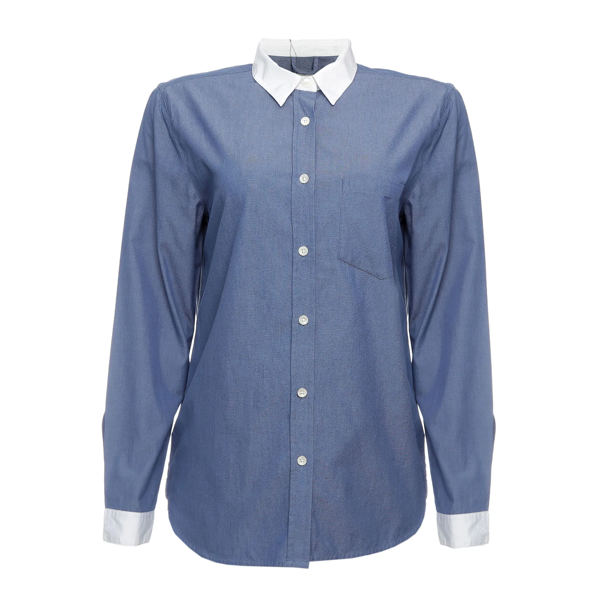 Camisa J.Crew Bicolor Azul