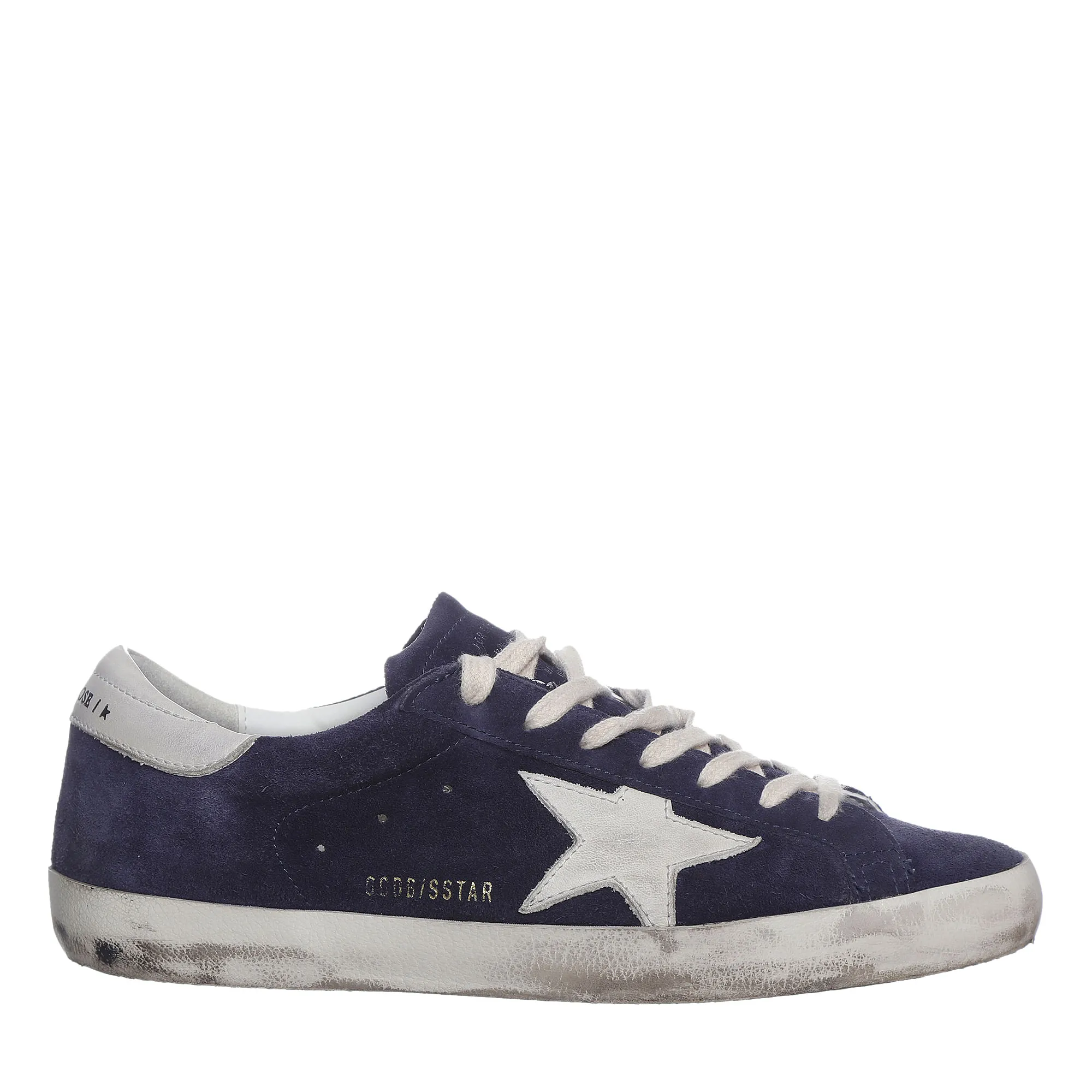 Tênis Golden Goose Super-Star Camurça Azul