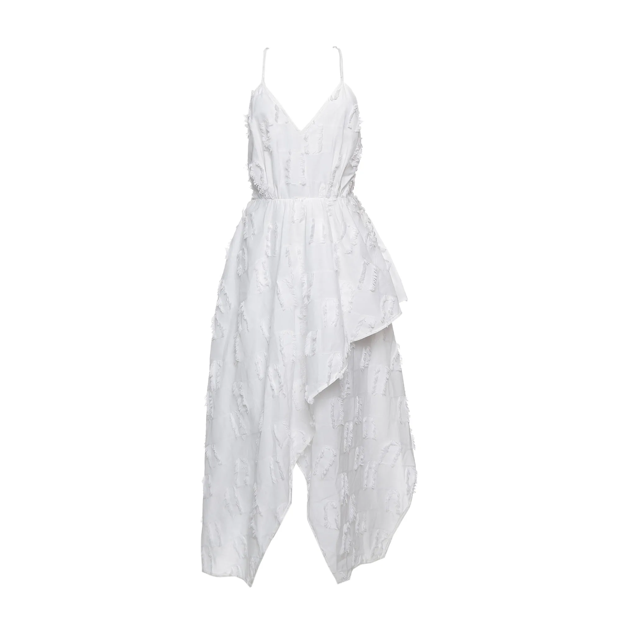 Vestido Paula Raia Botões Branco