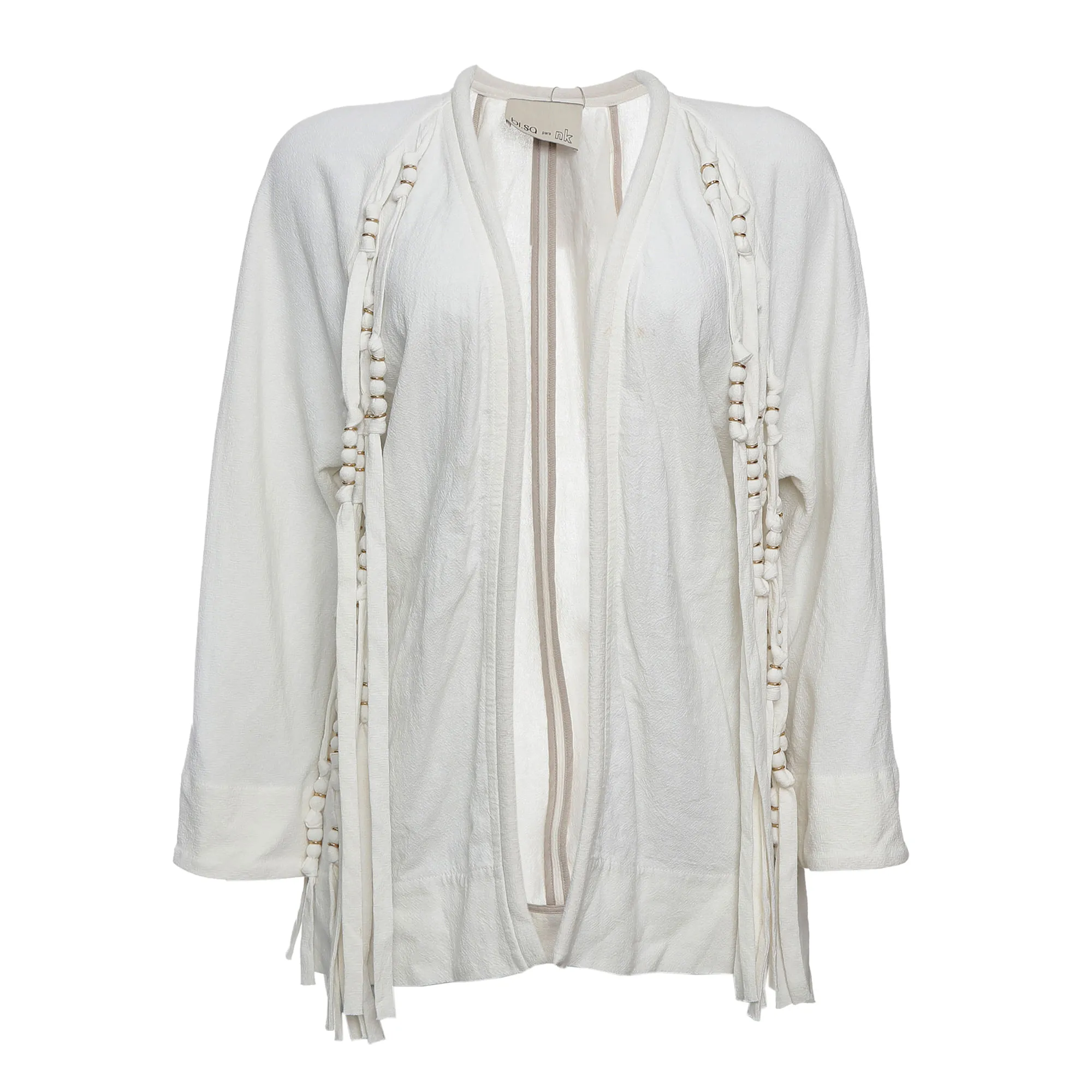 Kimono Nk + Bi.sa Franjas Branco