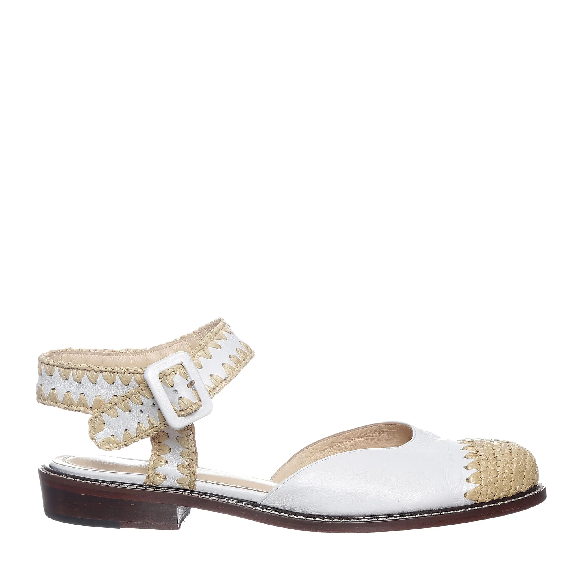 Sapatilha Marcela B Rasteira Gaia Branca