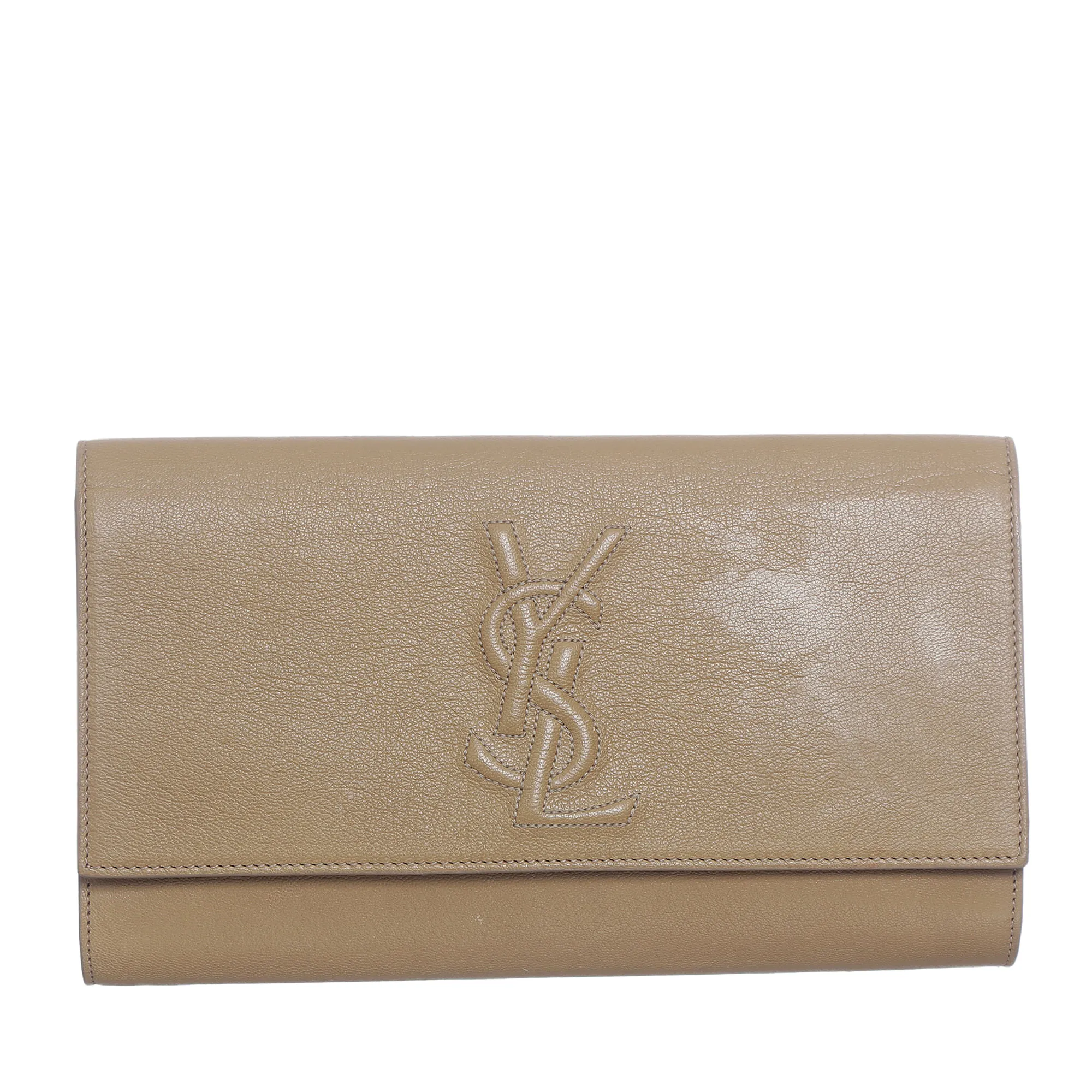 Clutch Saint Laurent Belle de Jour Caramelo
