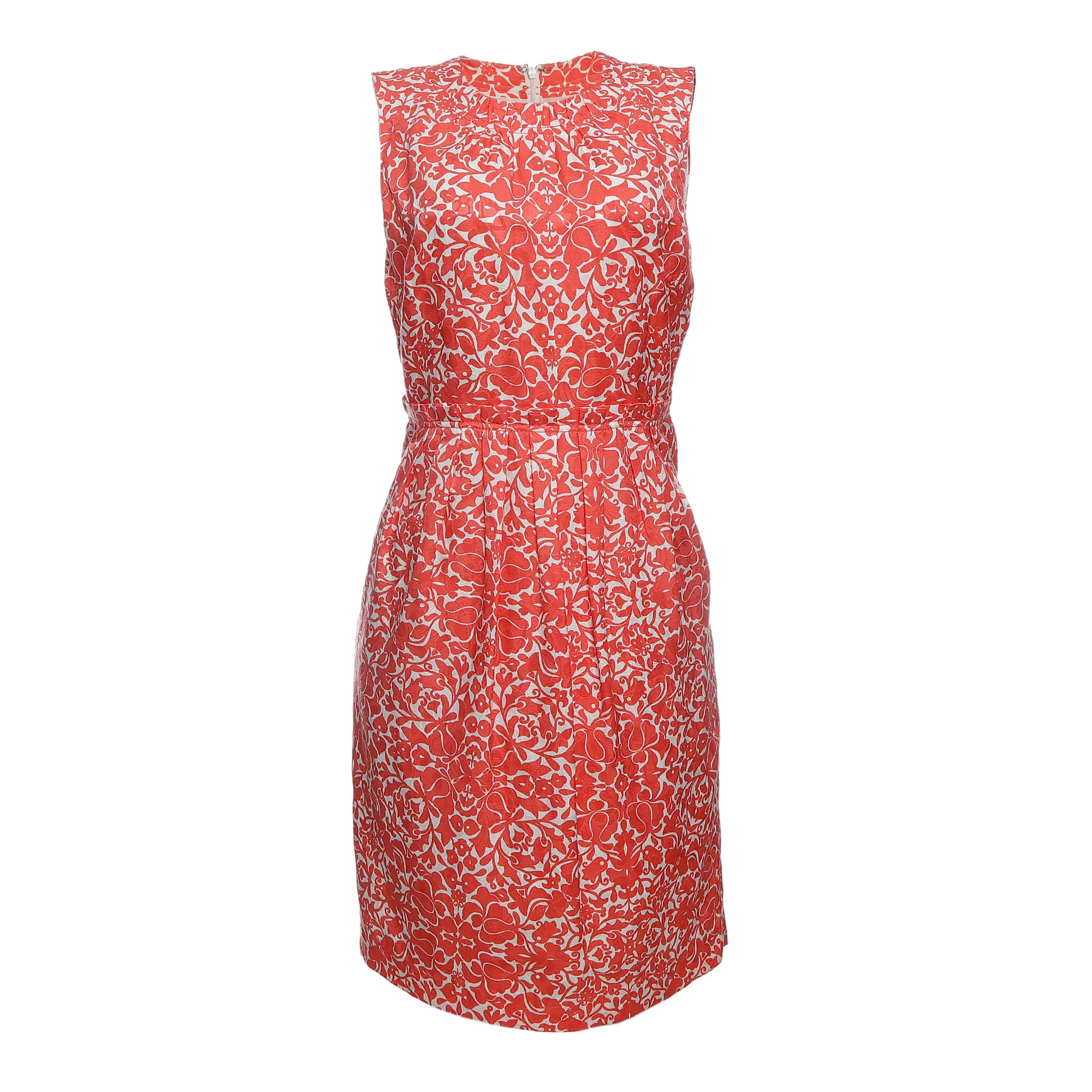 Vestido Tory Burch Estampado Vermelho