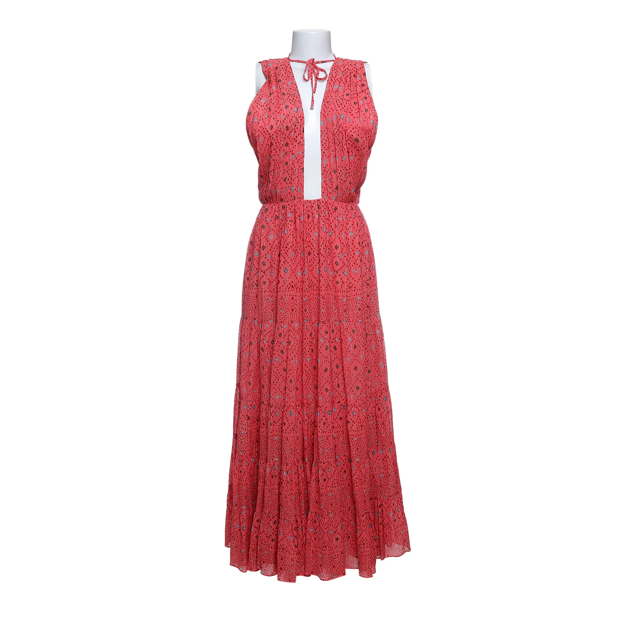 Vestido Ulla Johnson Estampado Rosa
