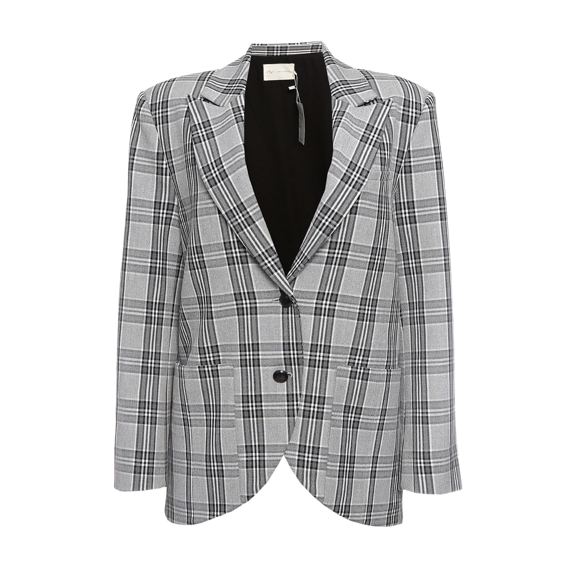 Blazer NV Xadrez Cinza