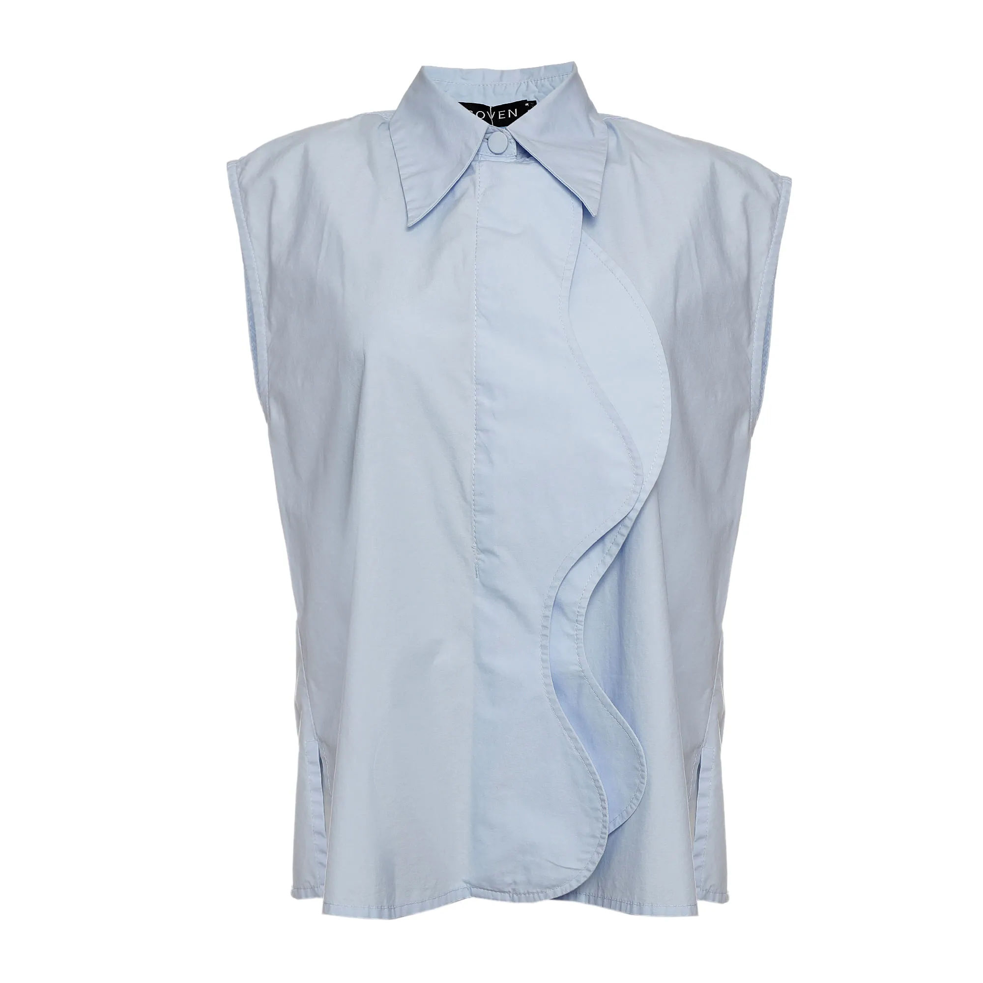 Blusa Coven Babados Azul