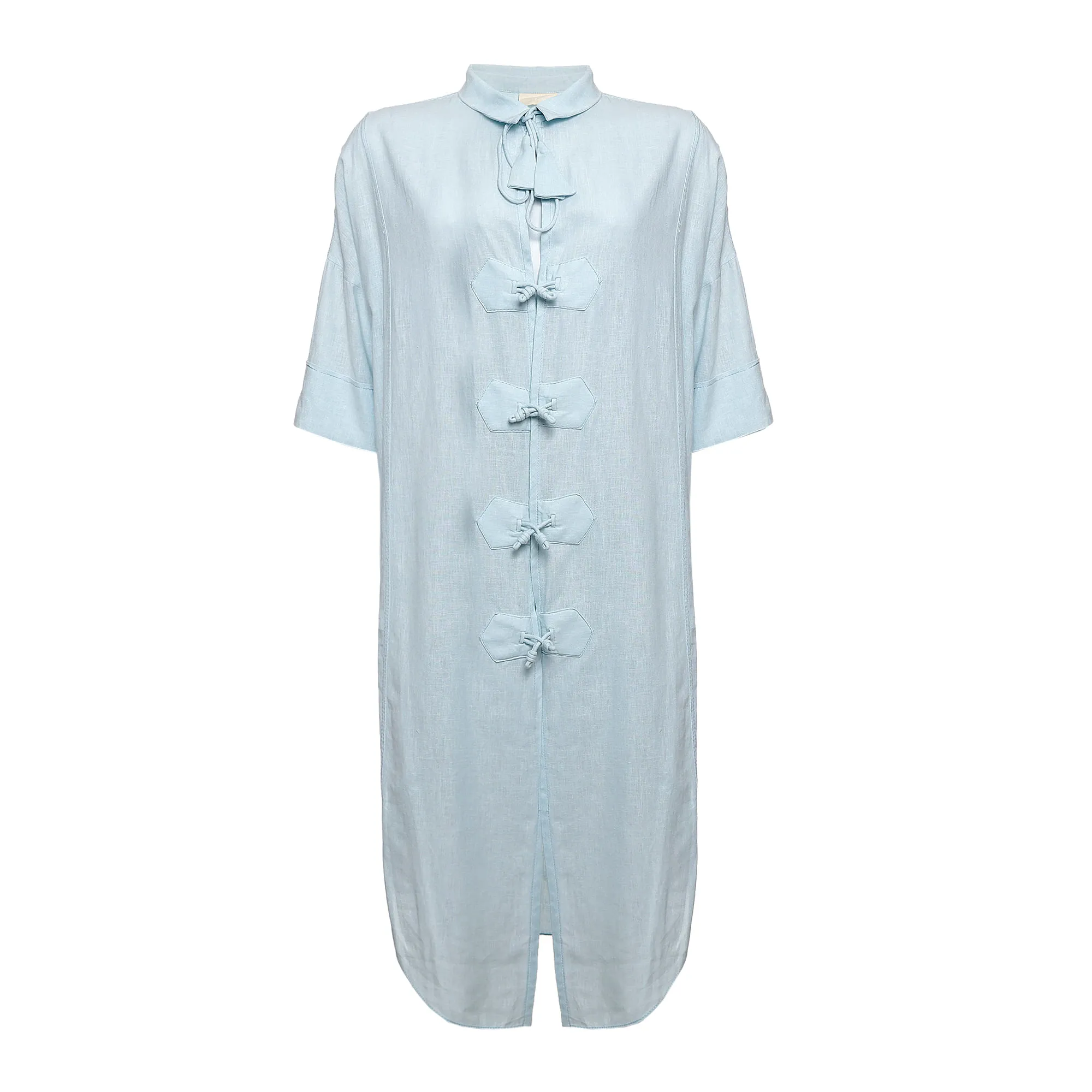 Chemise De Goeye Linho Azul Claro