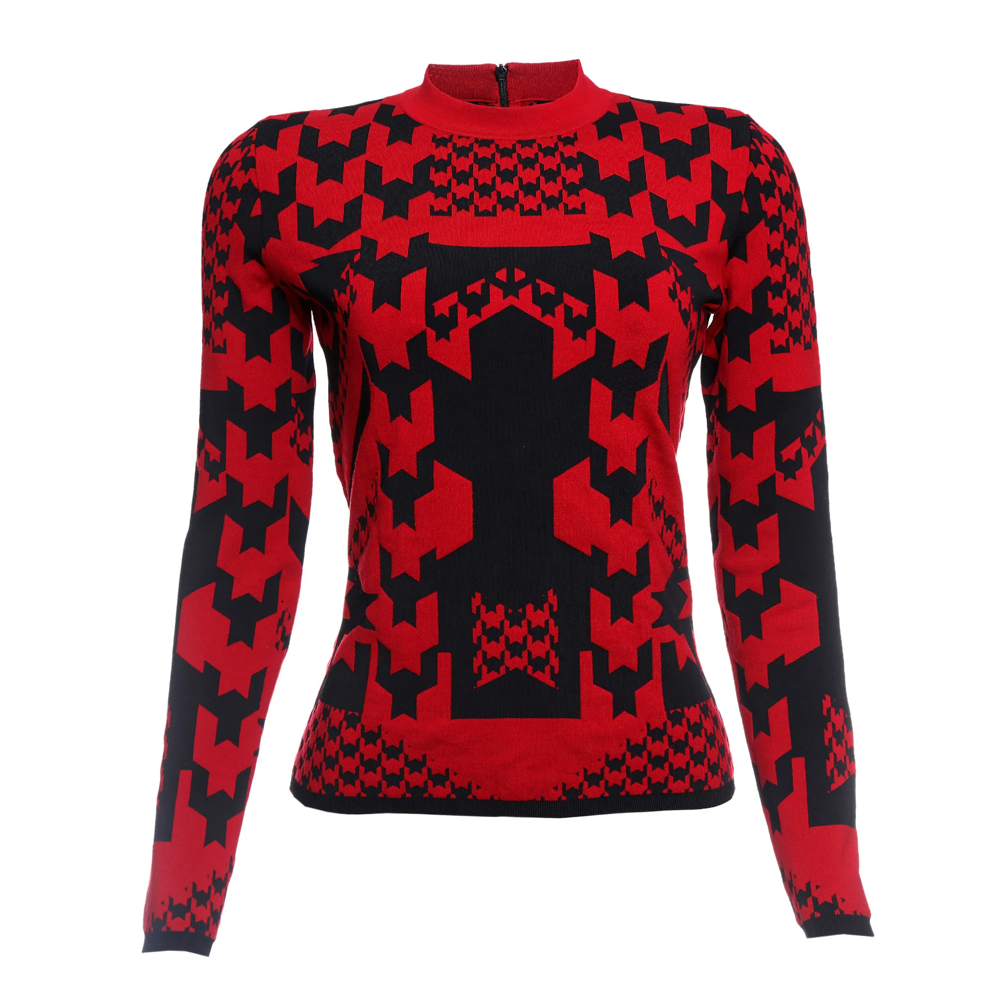 Suéter Versace Vermelho e Preto