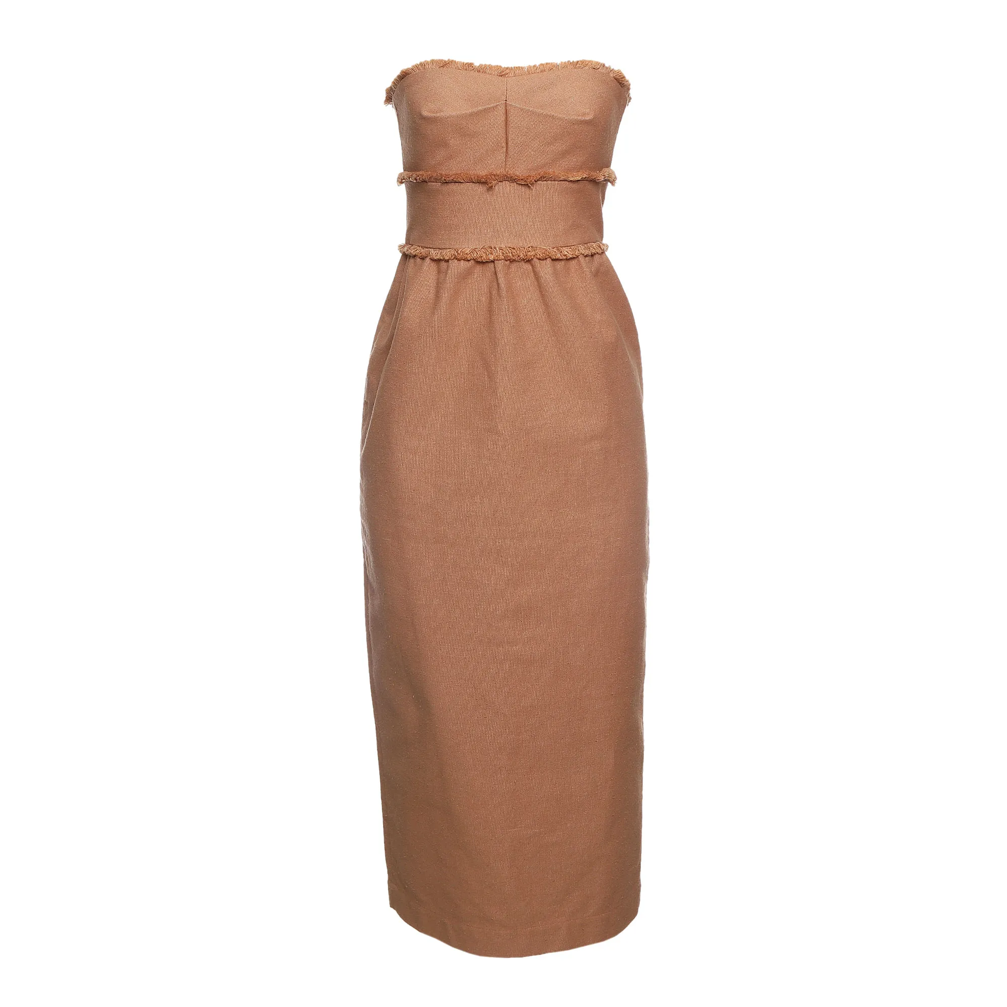 Vestido Paula Raia Caramelo