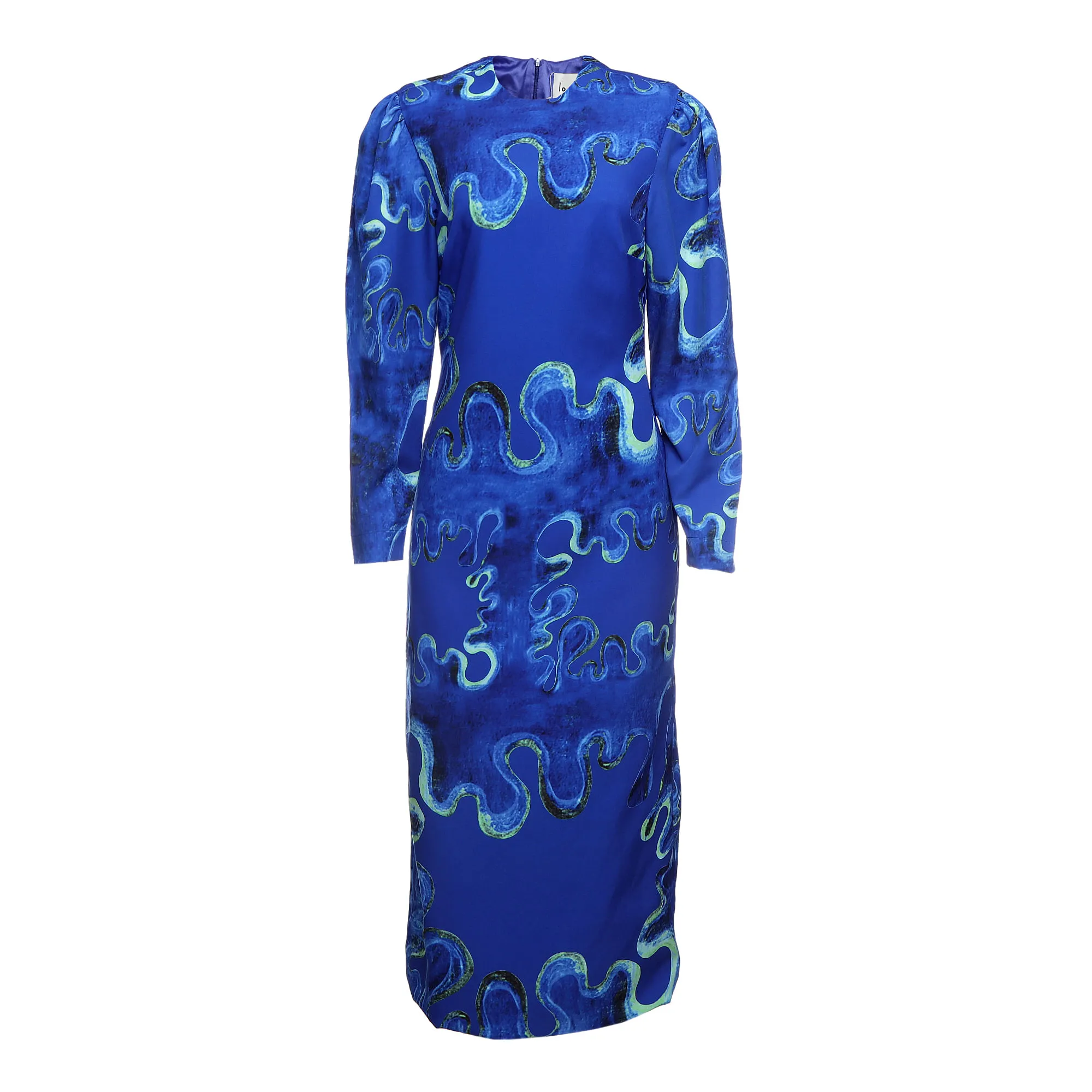 Vestido Lo de Lui Estampado Azul