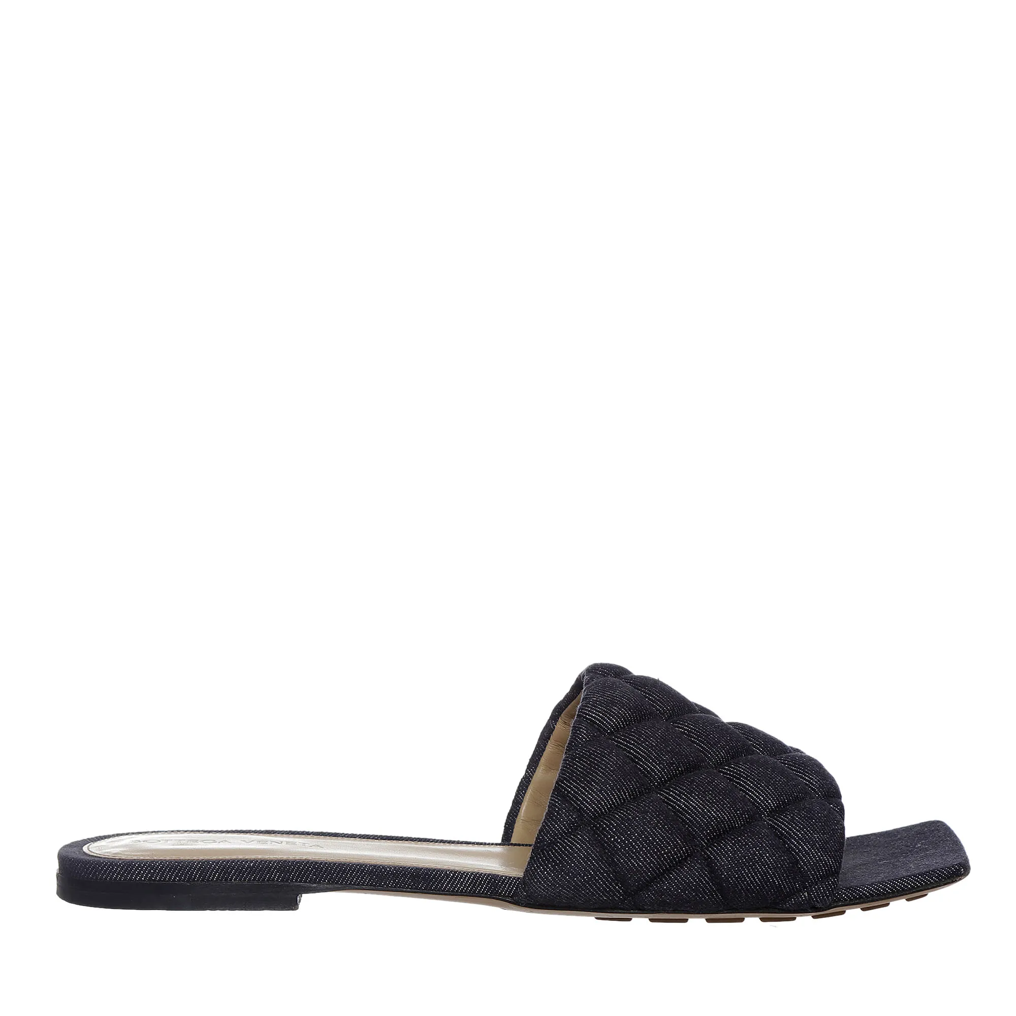 Sandália Bottega Veneta Rasteira The Padded Flat Denim