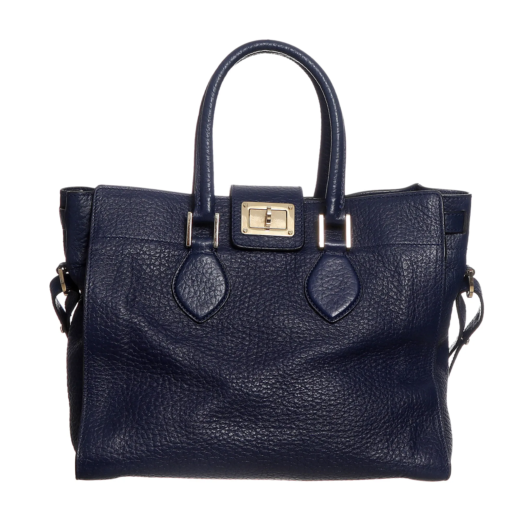 Bolsa Roberto Cavalli Couro Azul