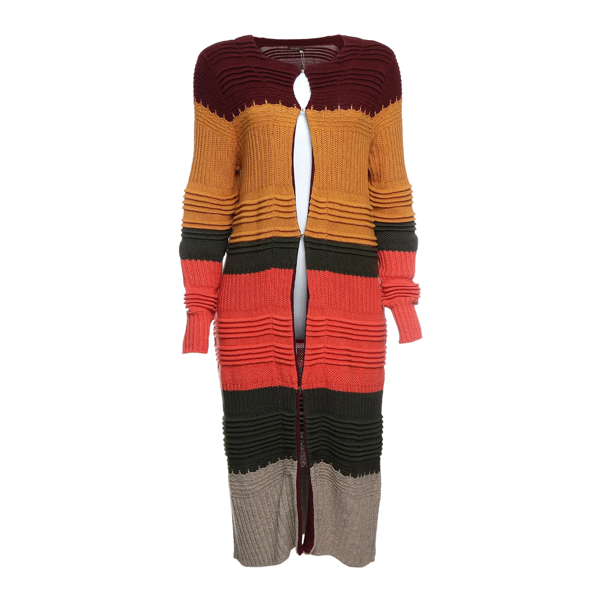 Sobretudo Mixed Tricô Colorido