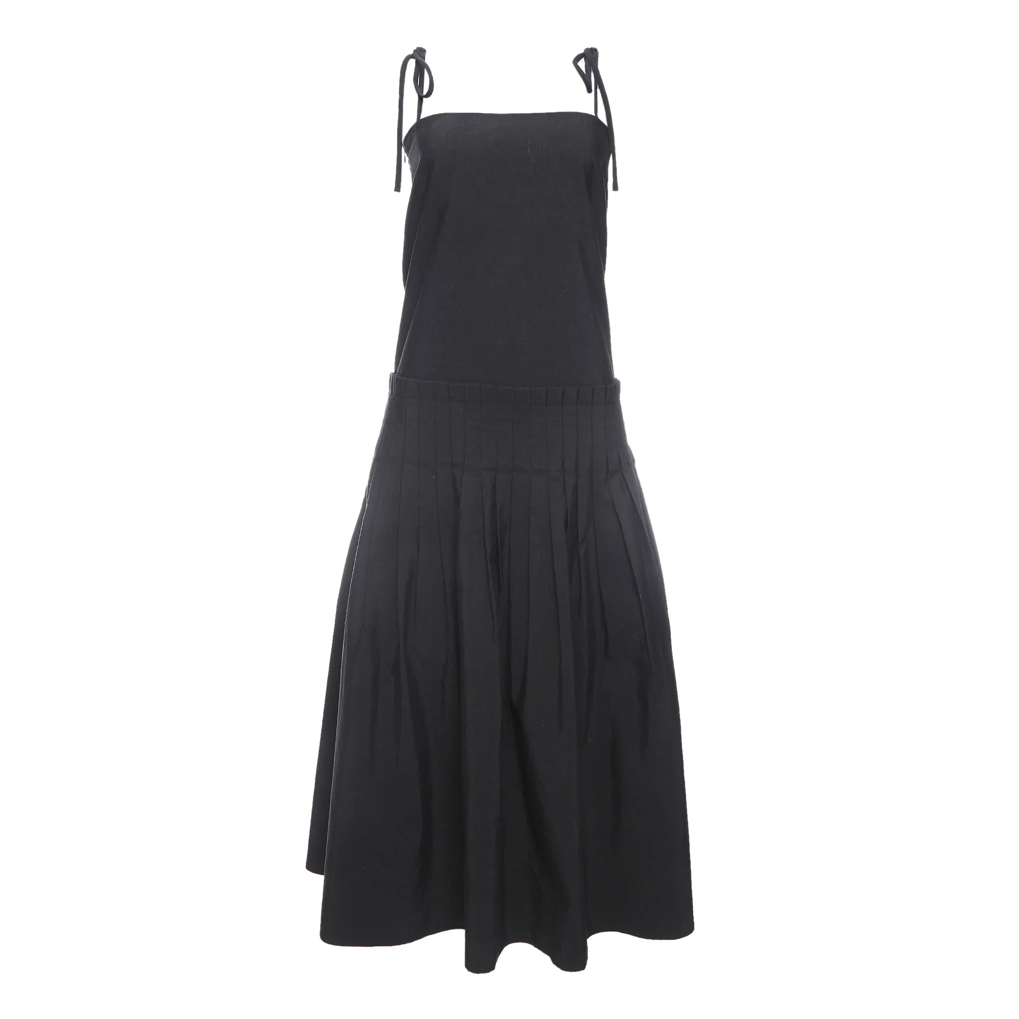 Vestido Aluf Pregas Preto