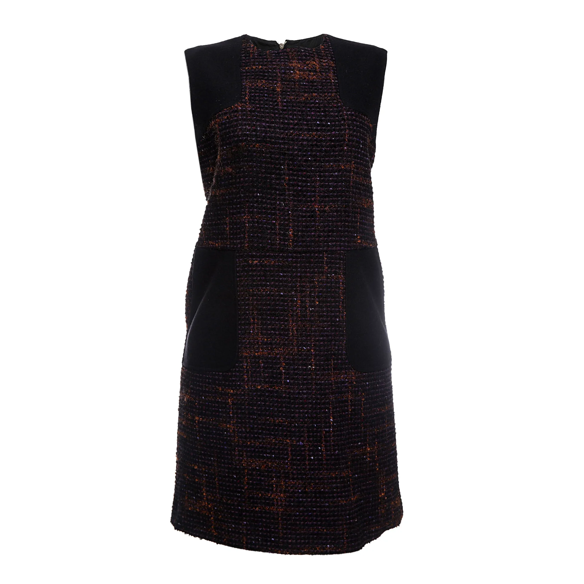 Vestido Red Valentino Tweed Roxo