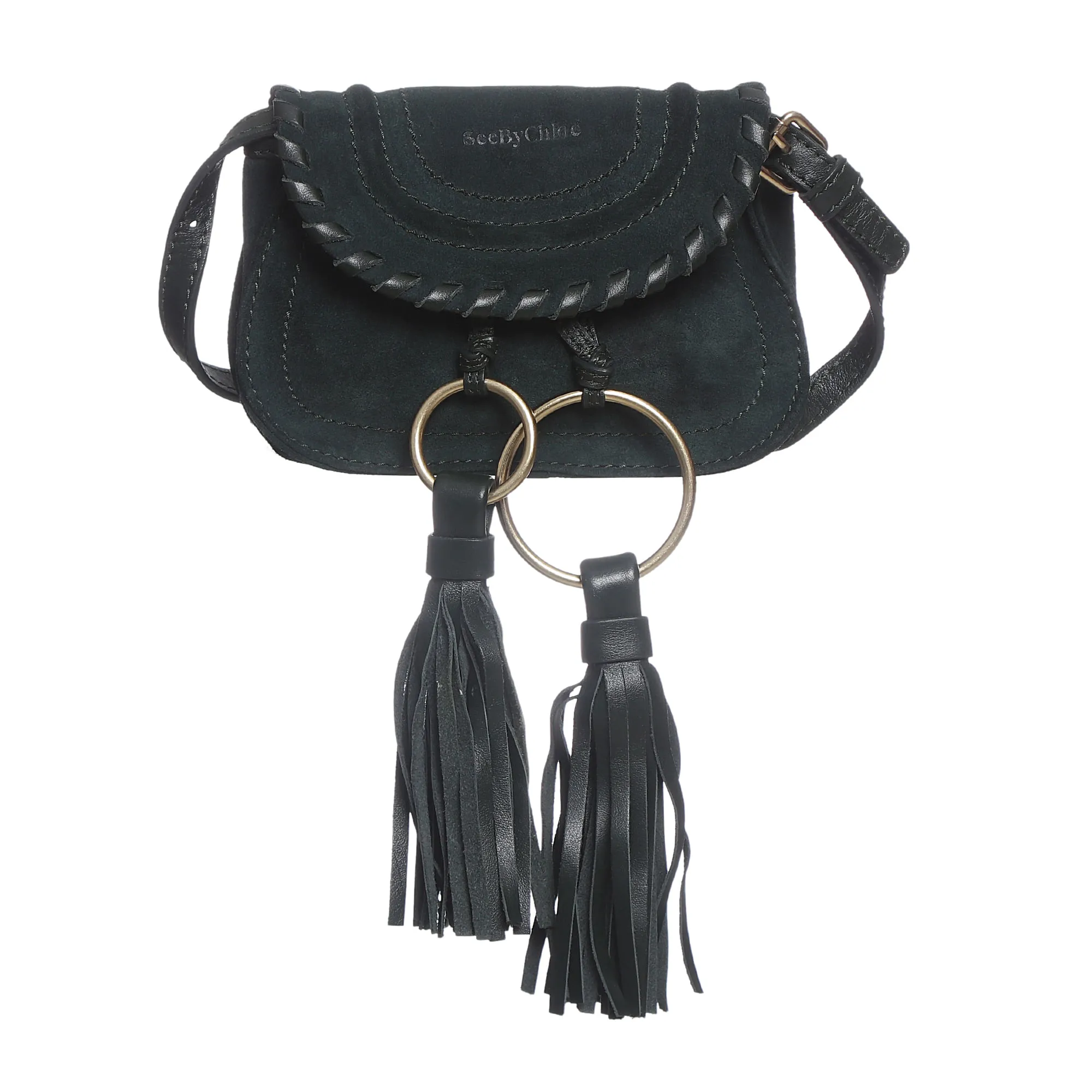 Bolsa See by Chloé Polly Etoupe Verde