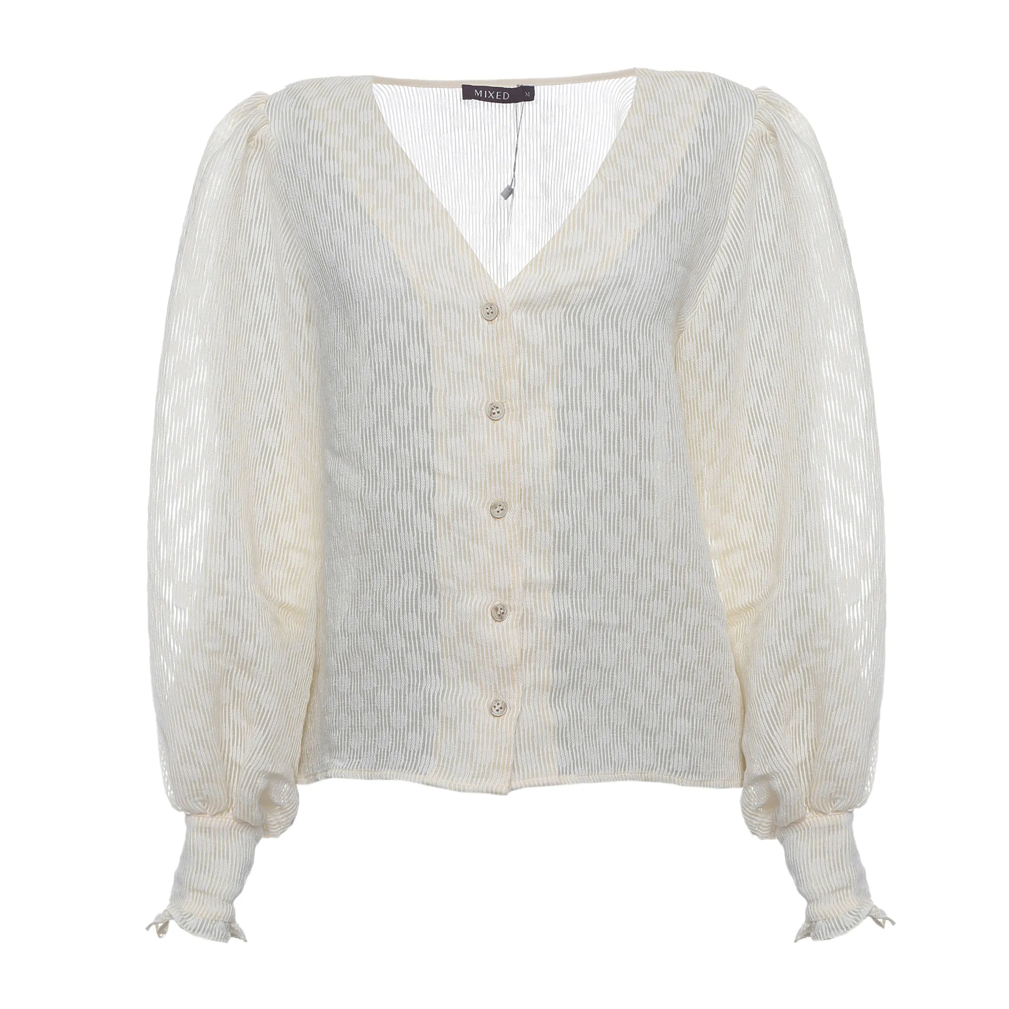 Blusa Mixed Poás Bege