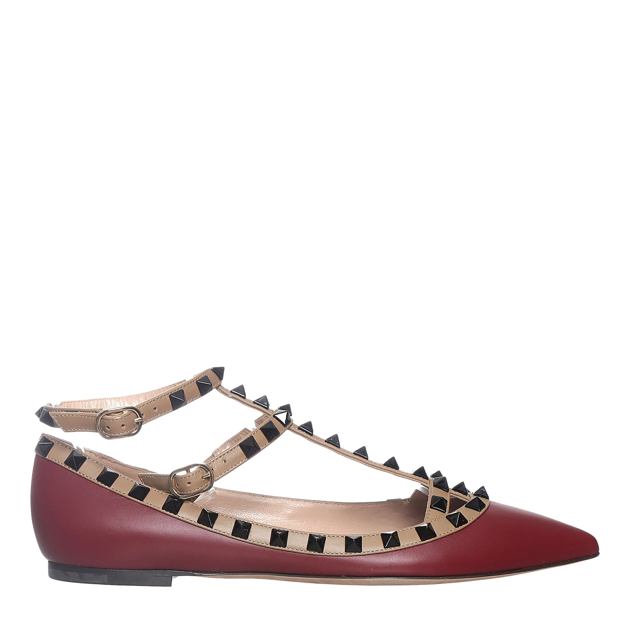 Sapatilha Valentino Garavani Rockstud Vinho