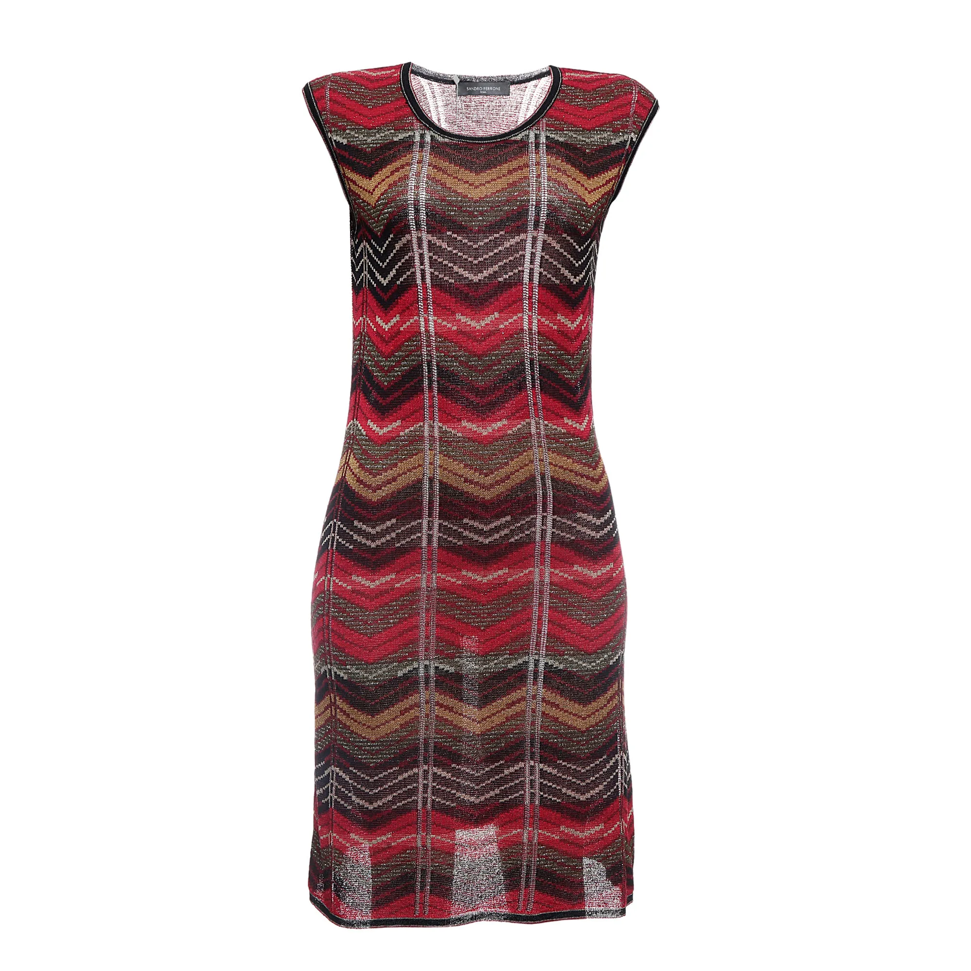 Vestido Tricô Colorido