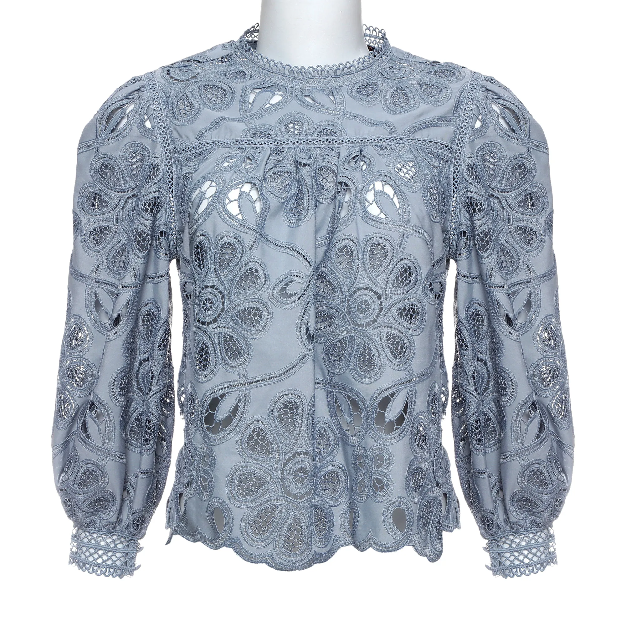 Blusa Bo.bô Renda Azul