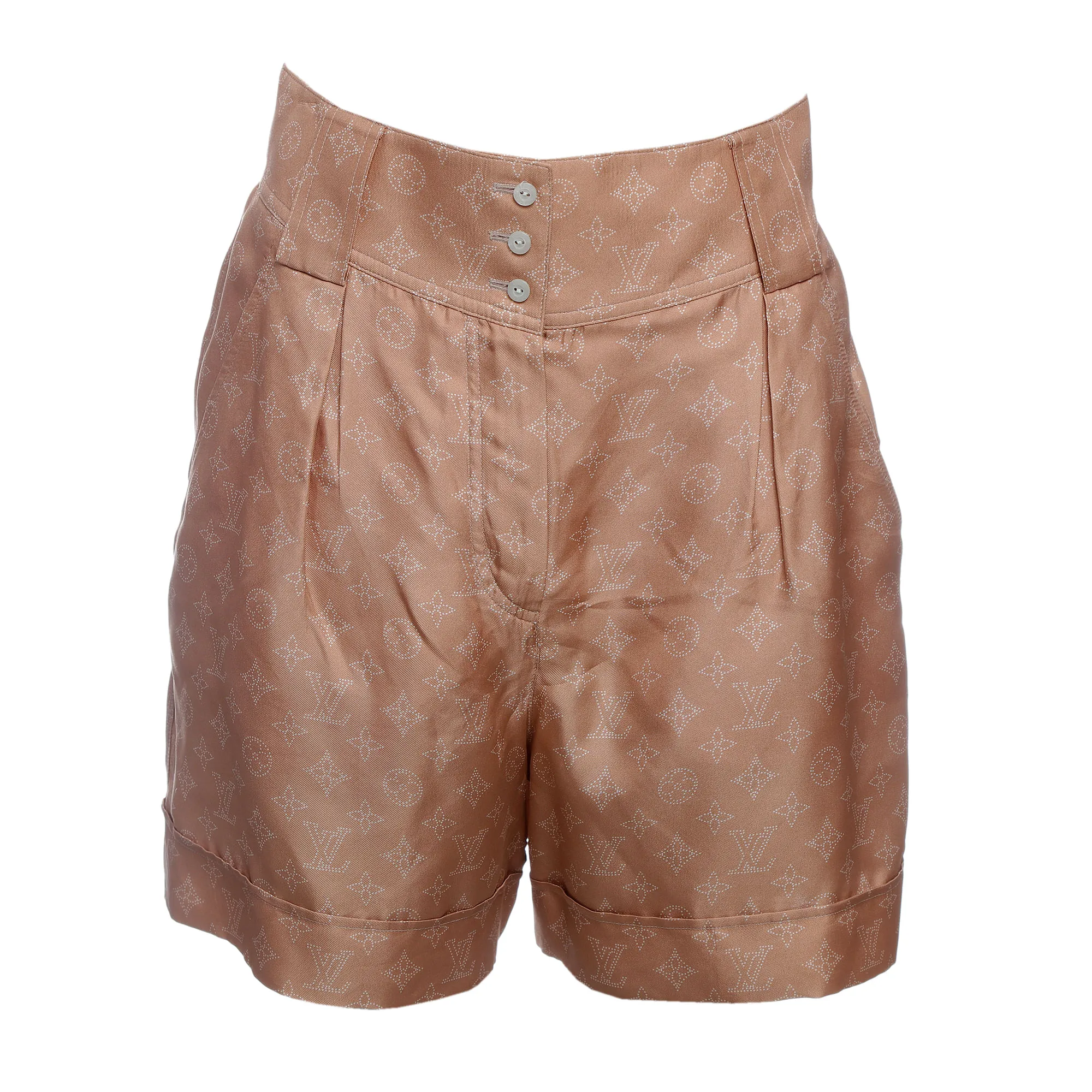 Short Louis Vuitton Seda Estampado Rosê