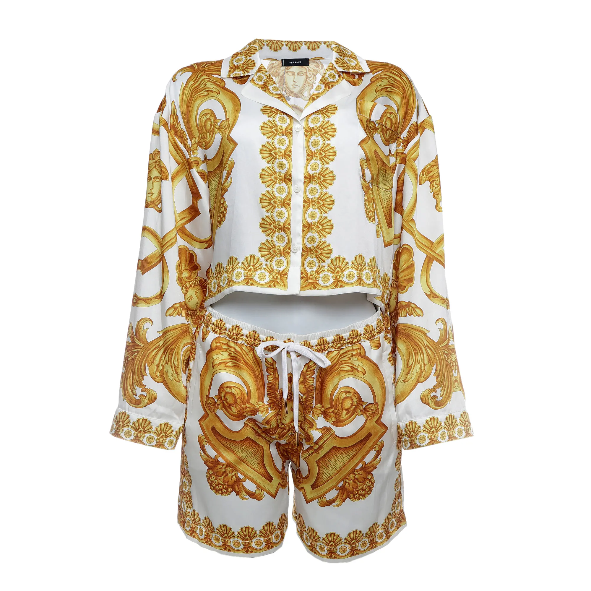 Conjunto Versace Estampado Amarelo