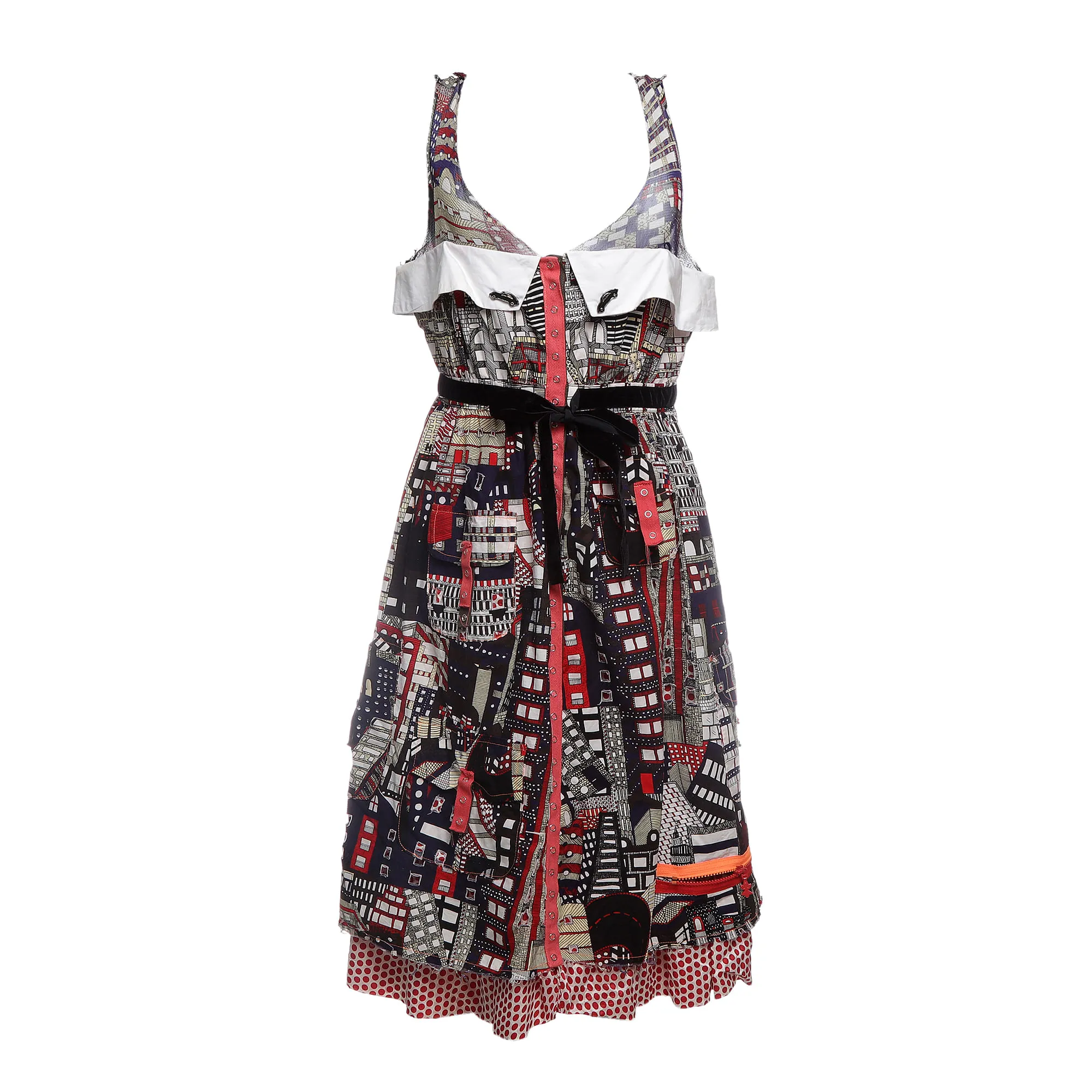 Vestido Isabela Capeto Estampado Colorido