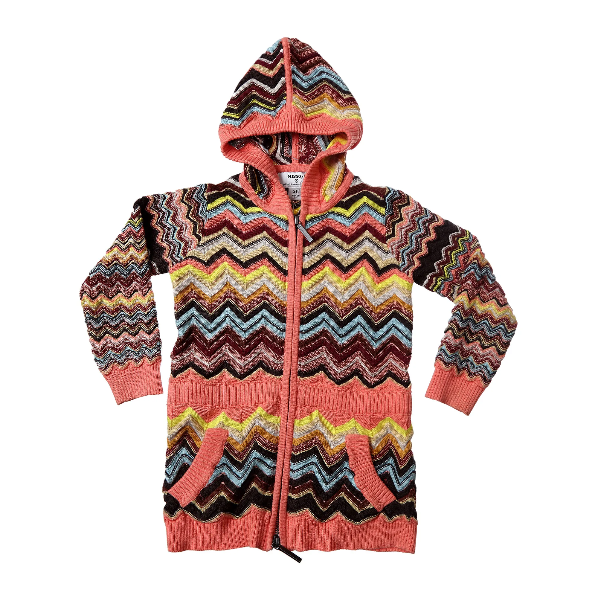 Jaqueta Missoni Tricô Colorido Infantil