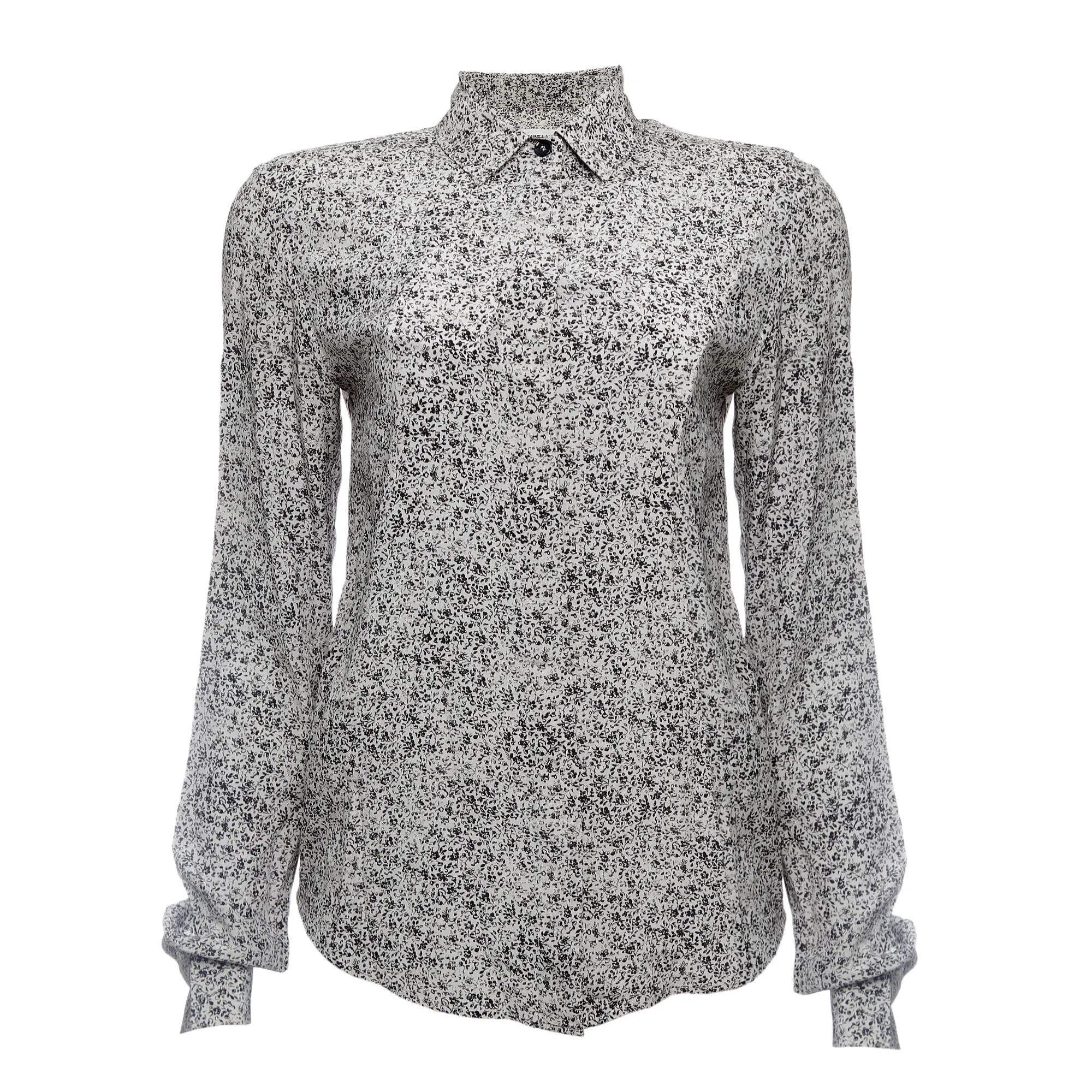 Camisa Saint Laurent Seda Estampada