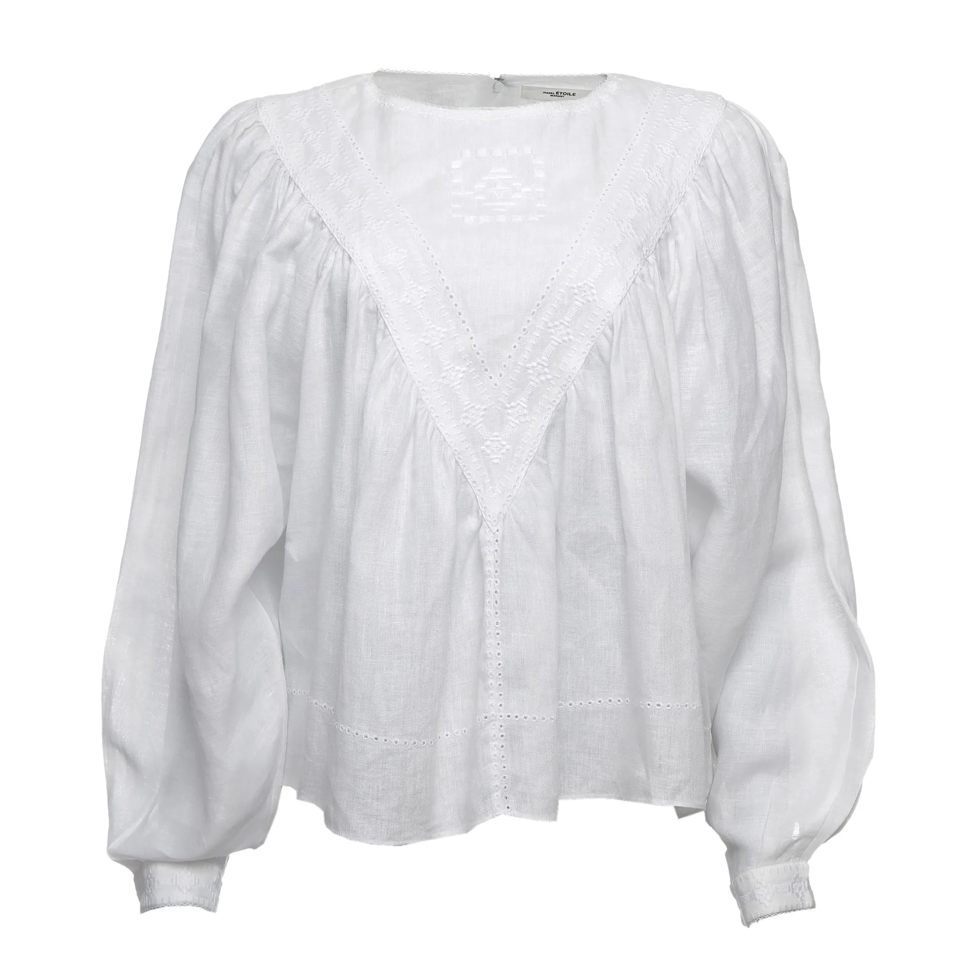 Blusa Isabel Marant Bordado Branca