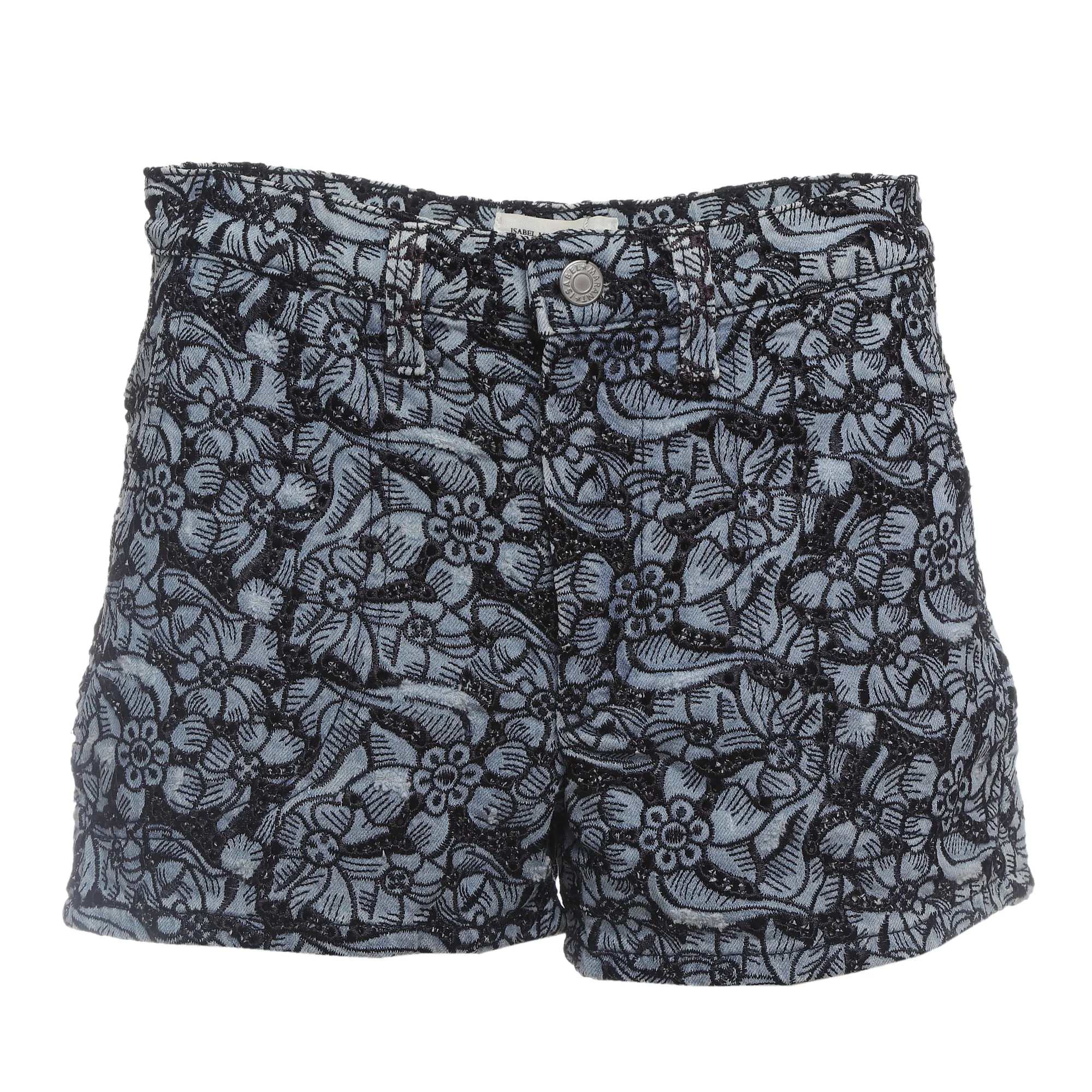 Short Isabel Marant Bordado Jeans
