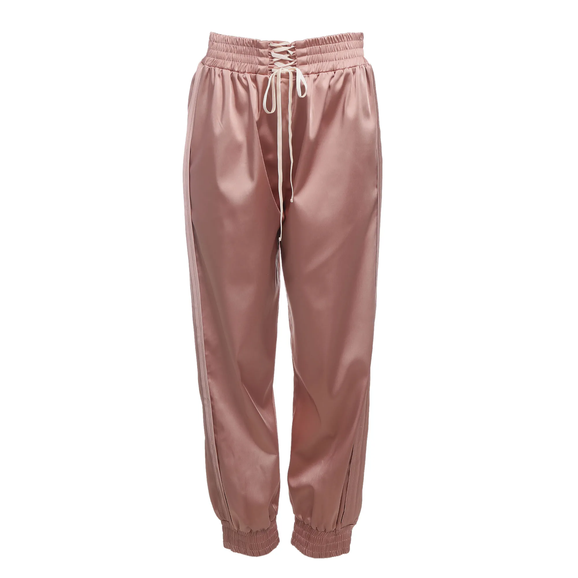 Calça Paula Raia Cetim Rosa